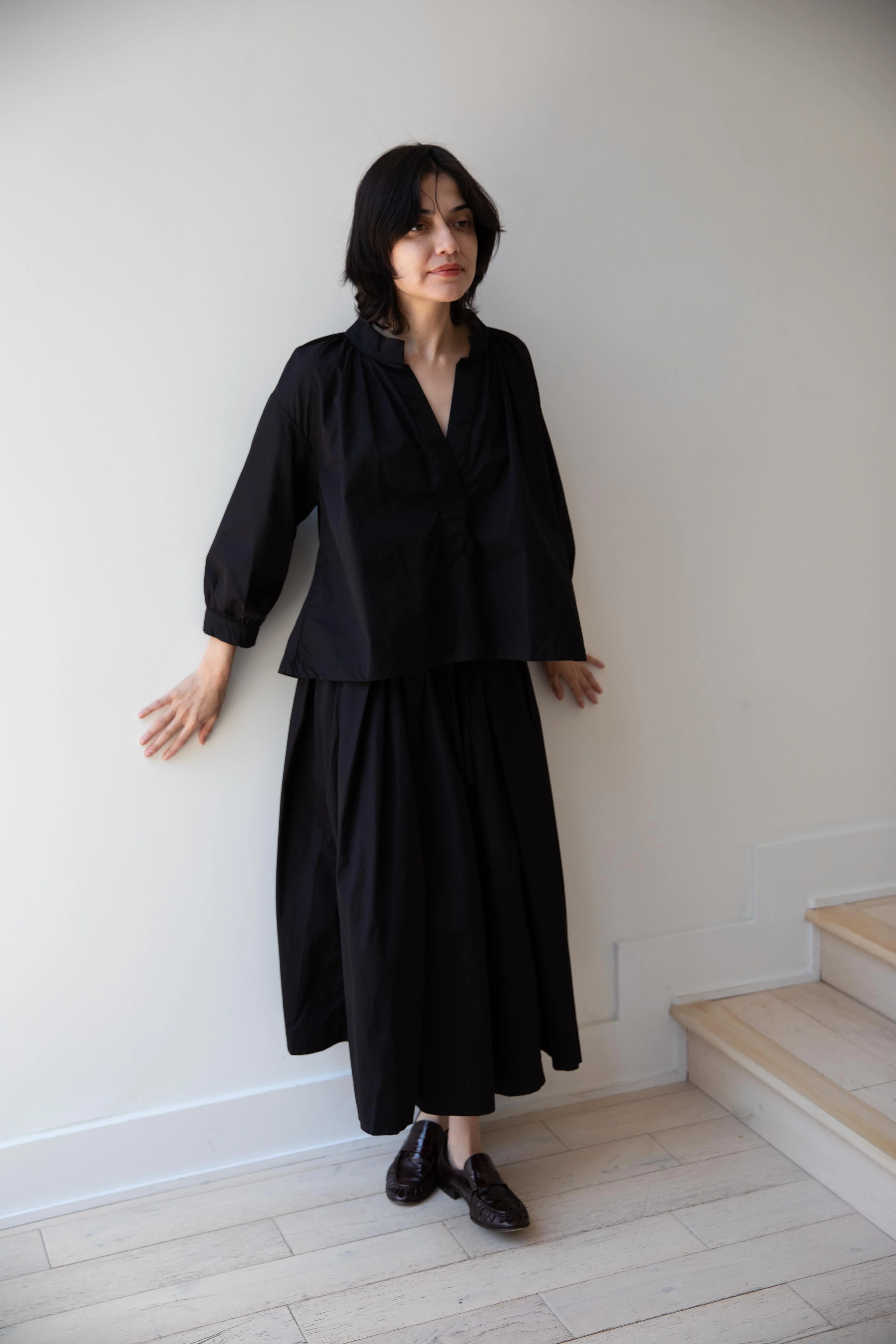Gallego Desportes | Marguerite Shirt in Black - Image 15