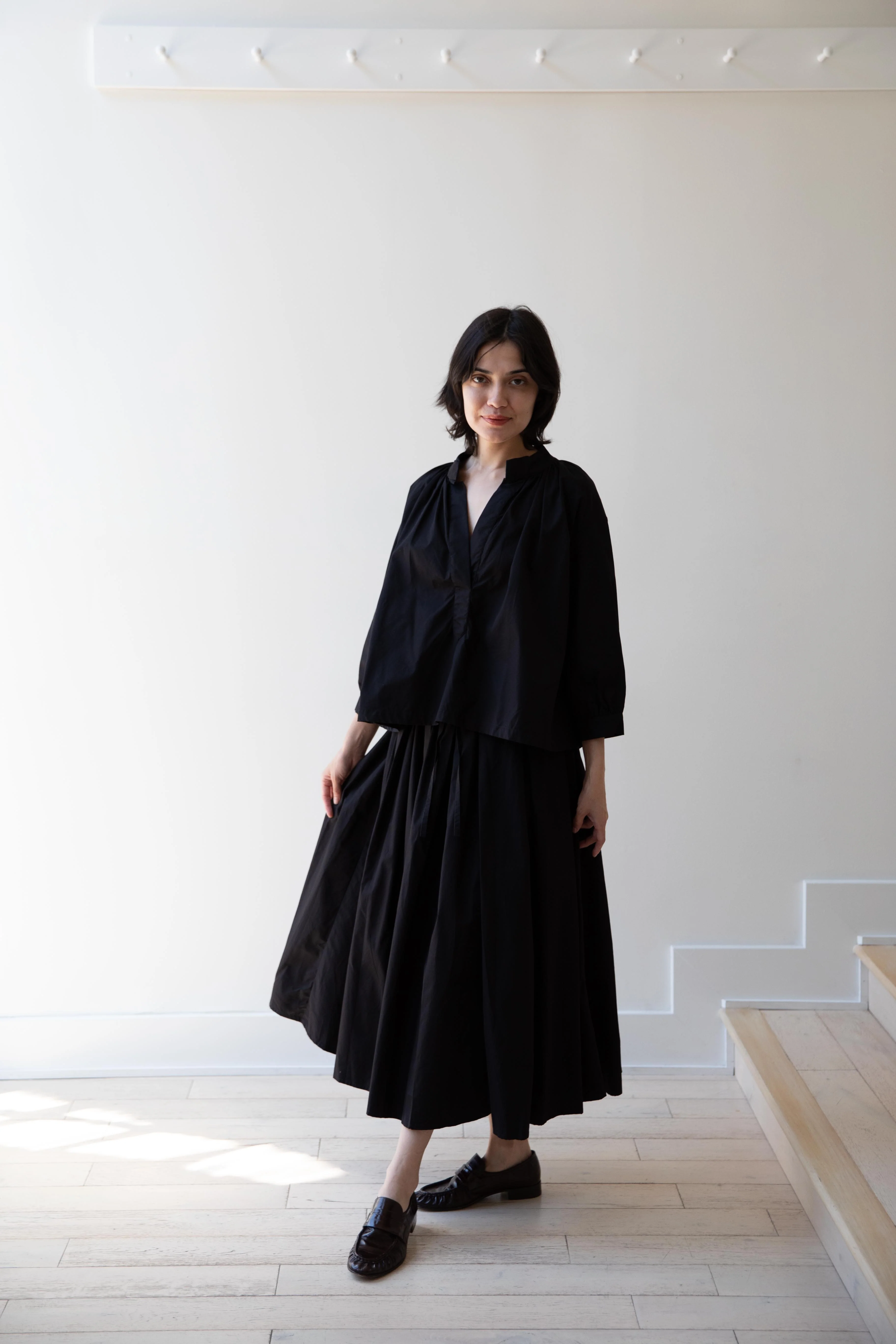 Gallego Desportes | Marguerite Shirt in Black - Image 17