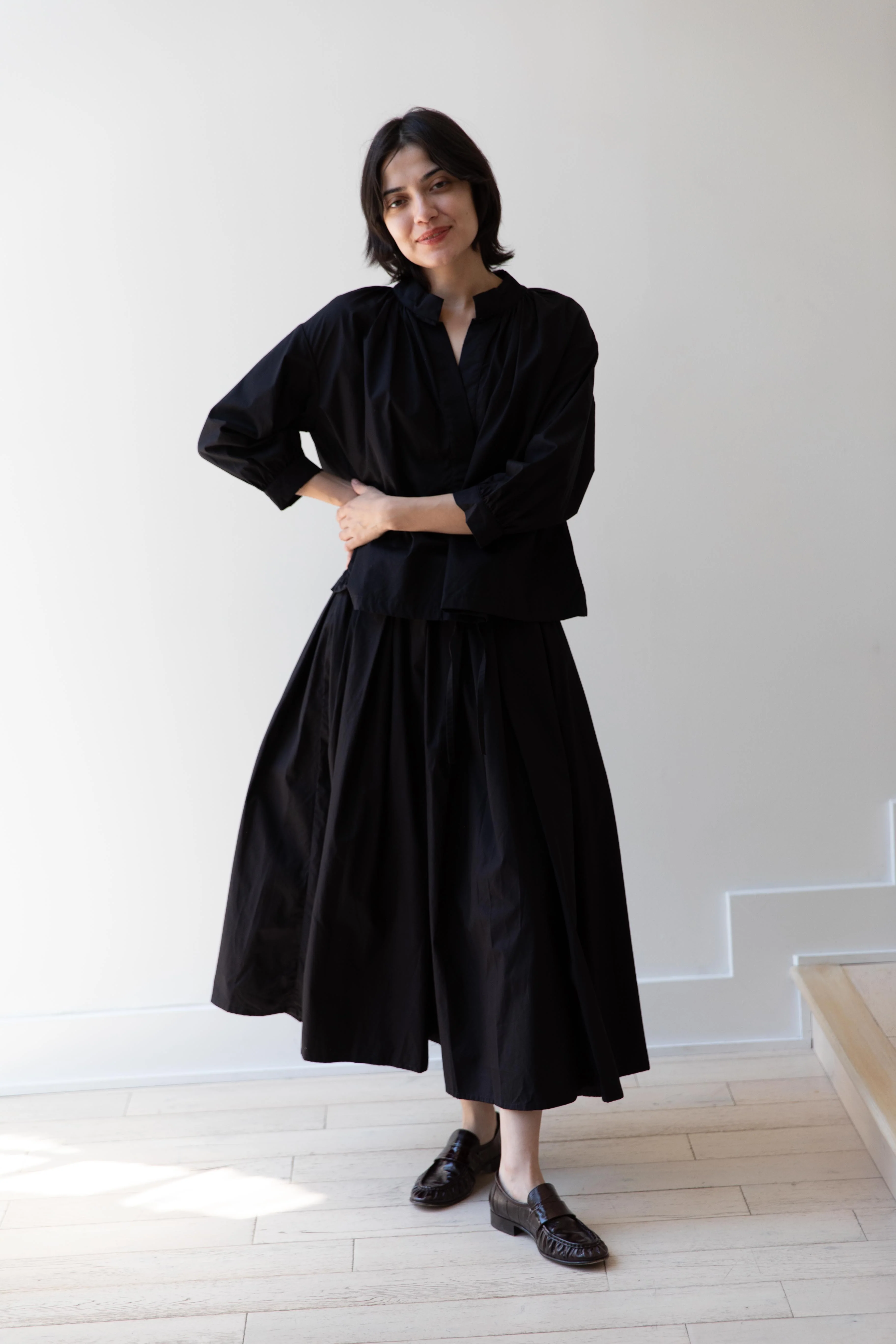 Gallego Desportes | Marguerite Shirt in Black - Image 18
