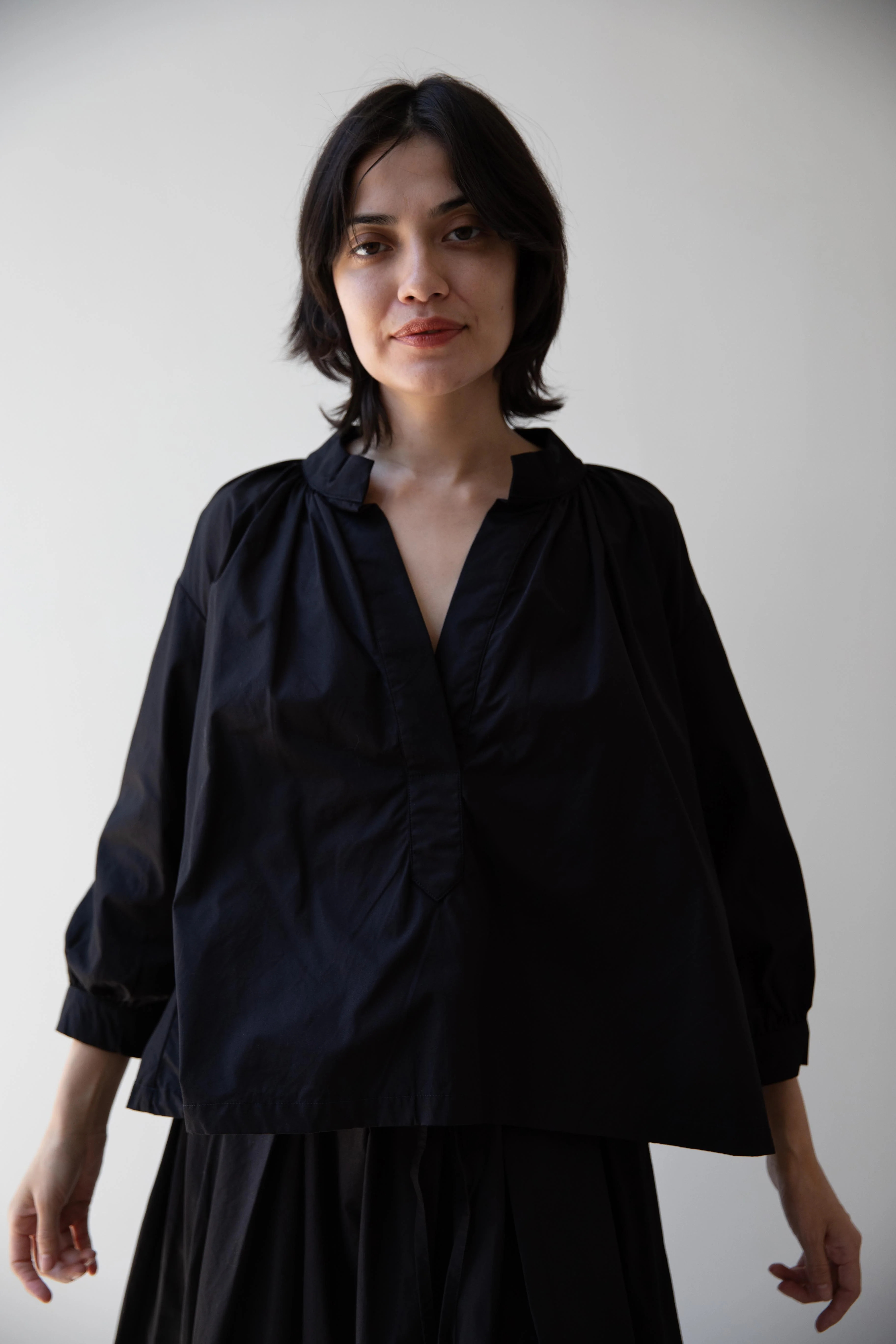 Gallego Desportes | Marguerite Shirt in Black - Image 20