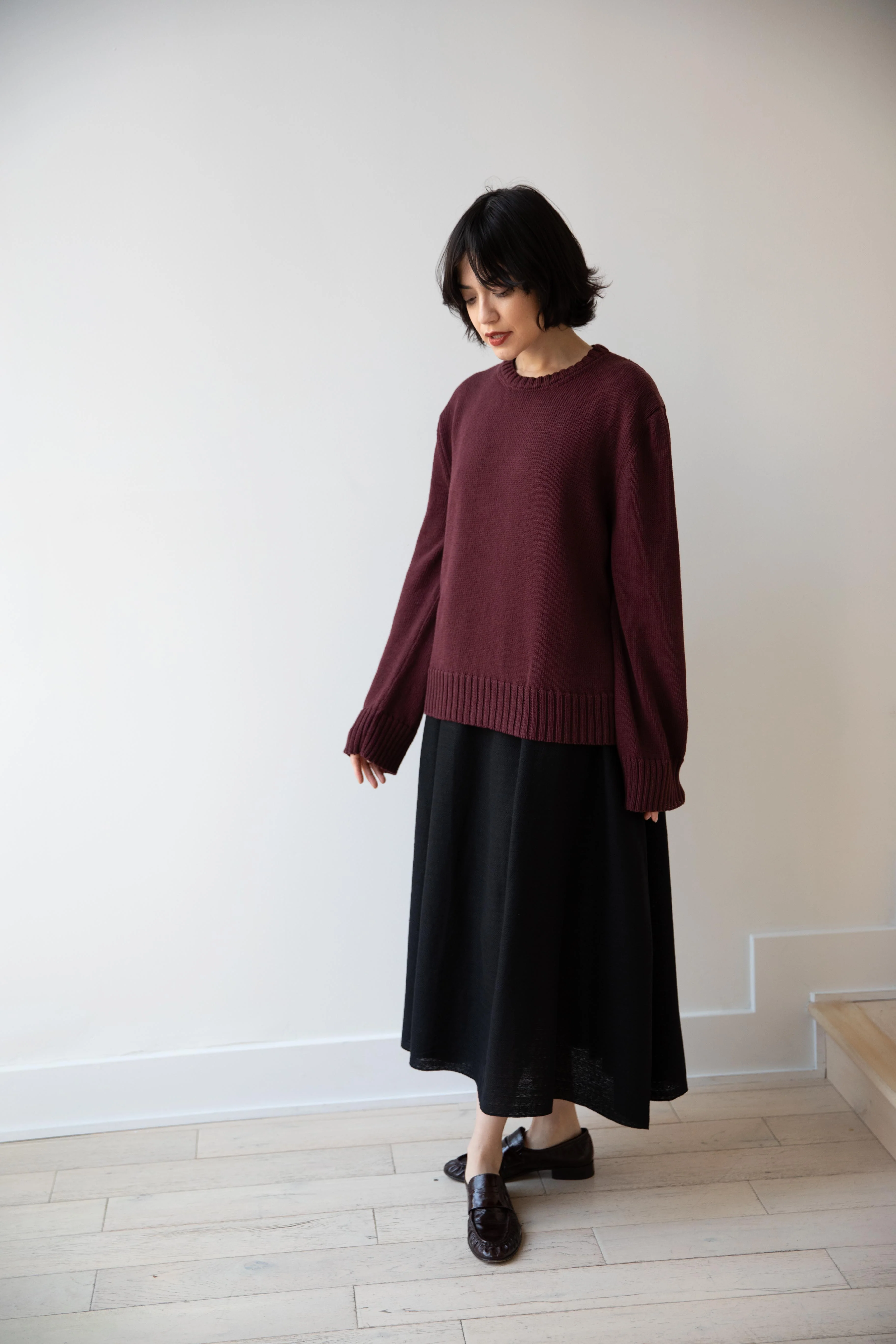 Grey's | Crewneck Jumper in Plum - Image 4