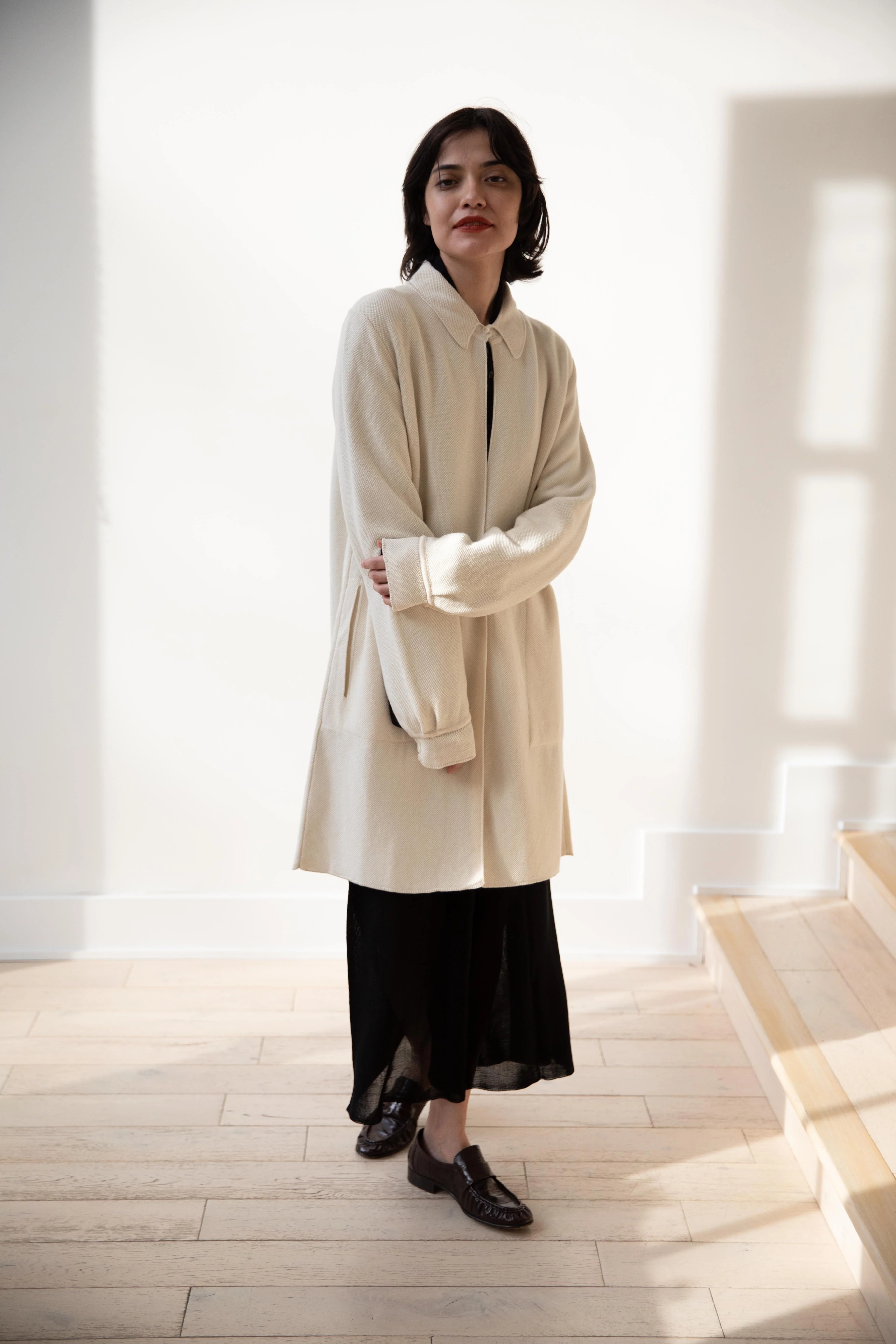 Grey's | Smock Shirt in White - Image 30