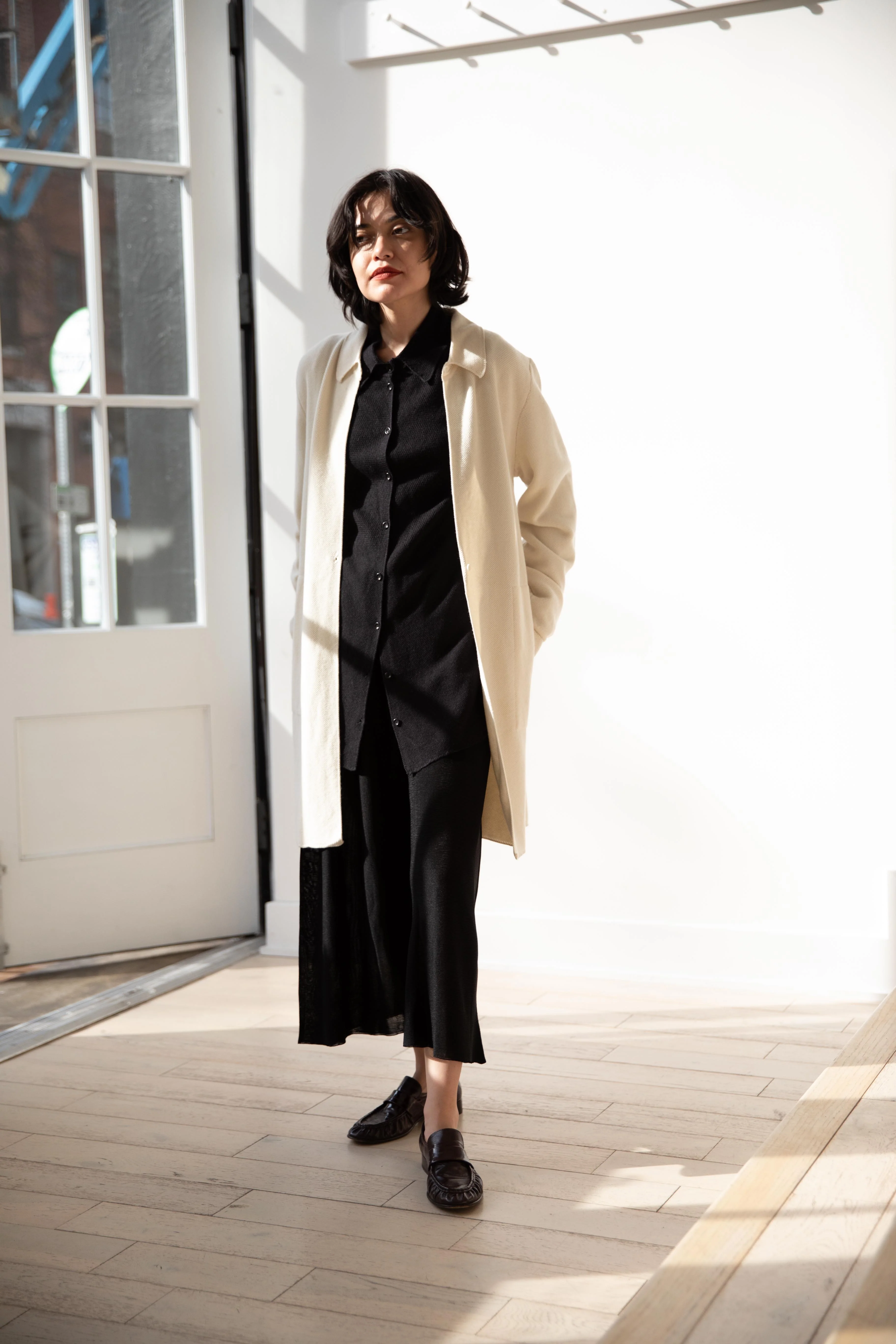 Grey's | Smock Shirt in White - Image 5