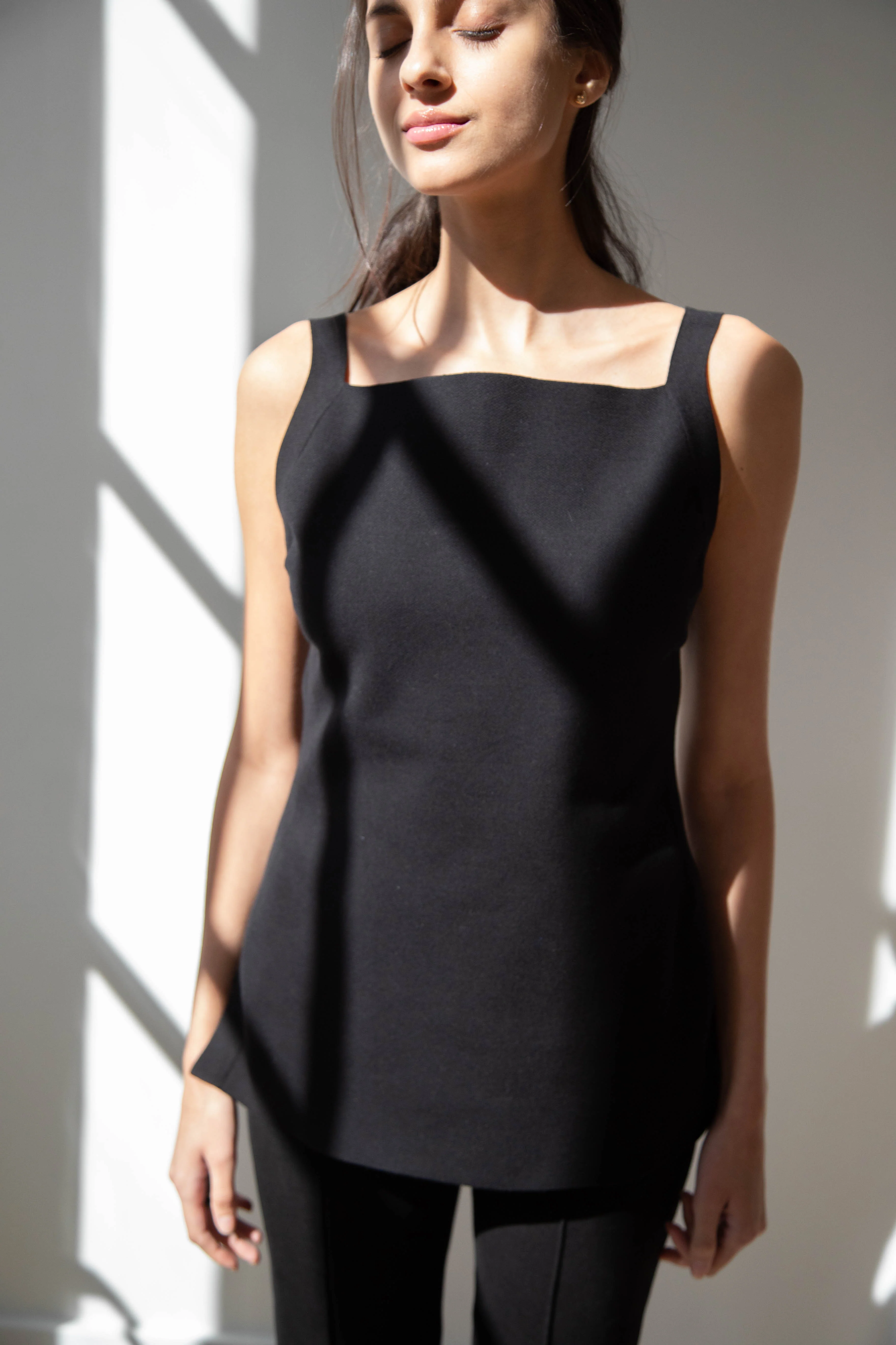 High Sport | Asher Apron Top in Black - Image 10