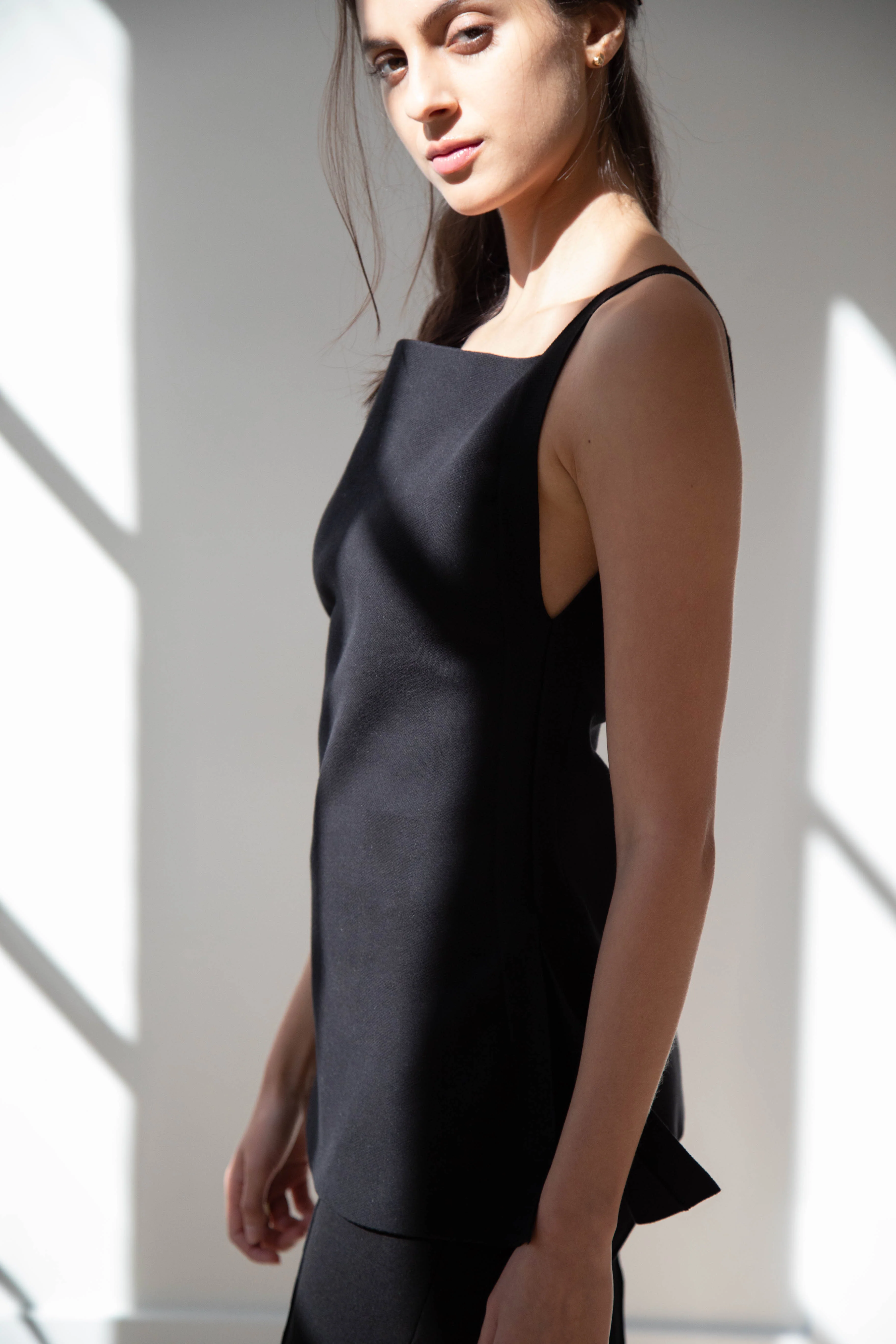 High Sport | Asher Apron Top in Black - Image 32