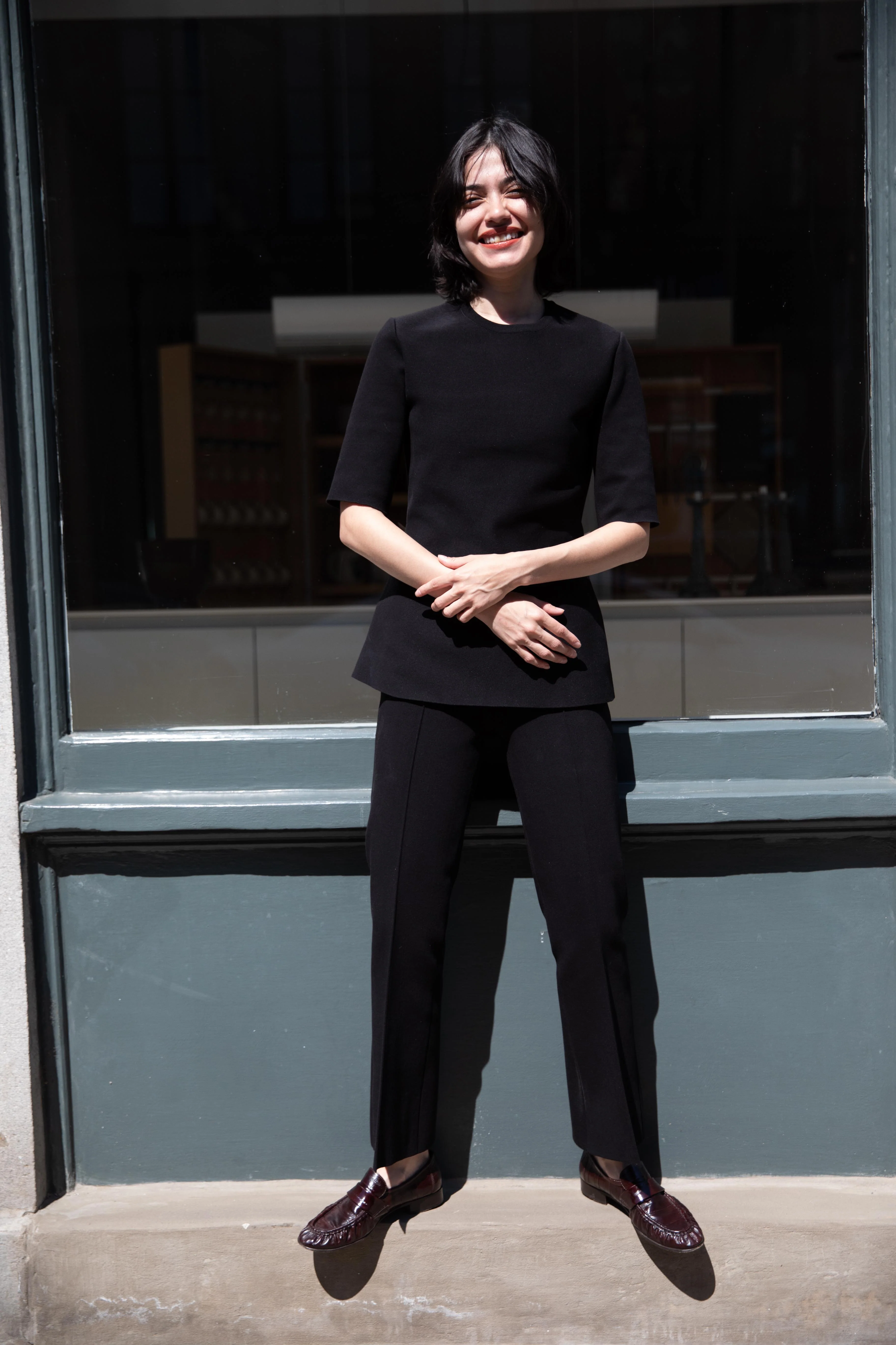 High Sport | Jacquard Wes Top in Black - Image 11