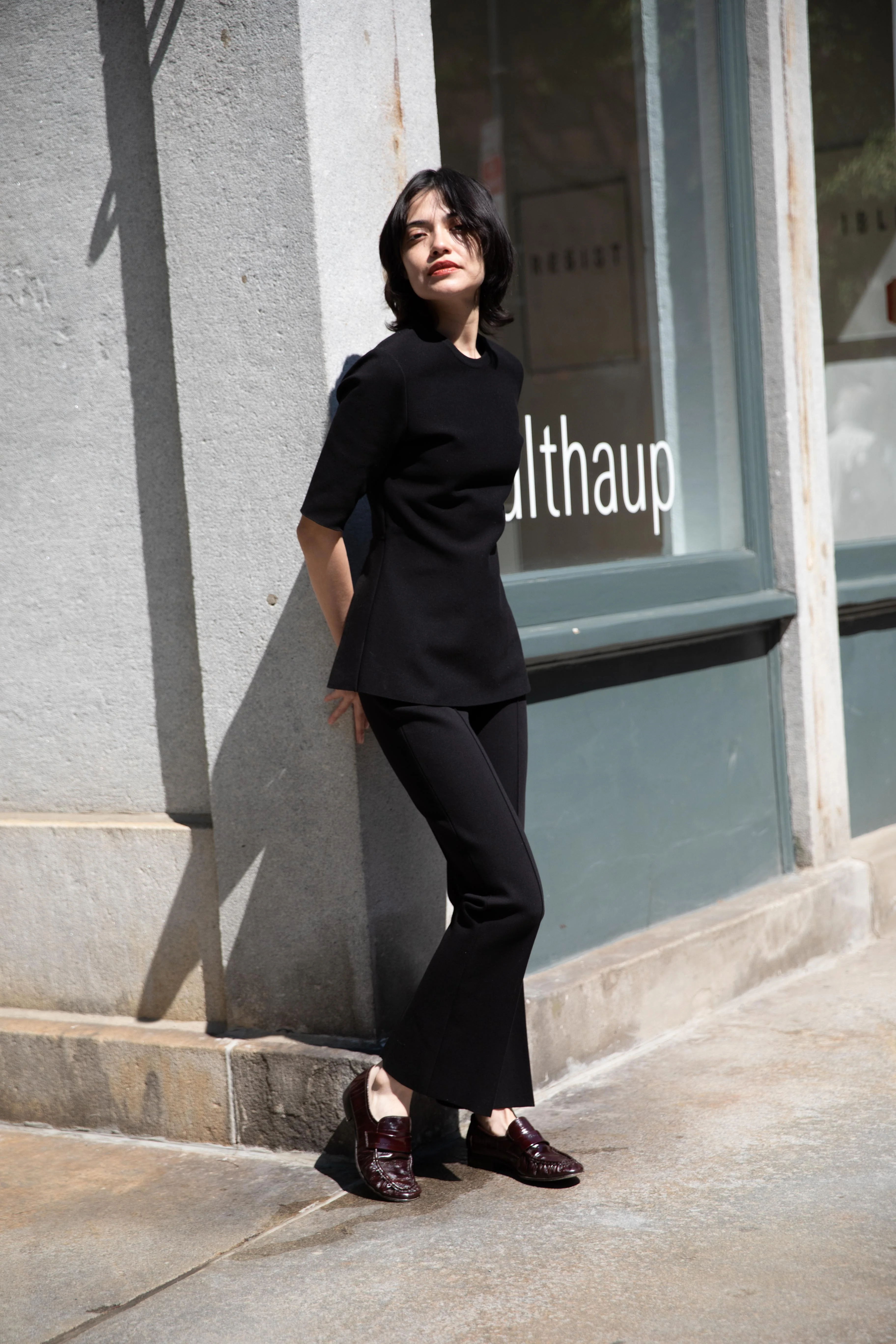 High Sport | Jacquard Wes Top in Black - Image 26