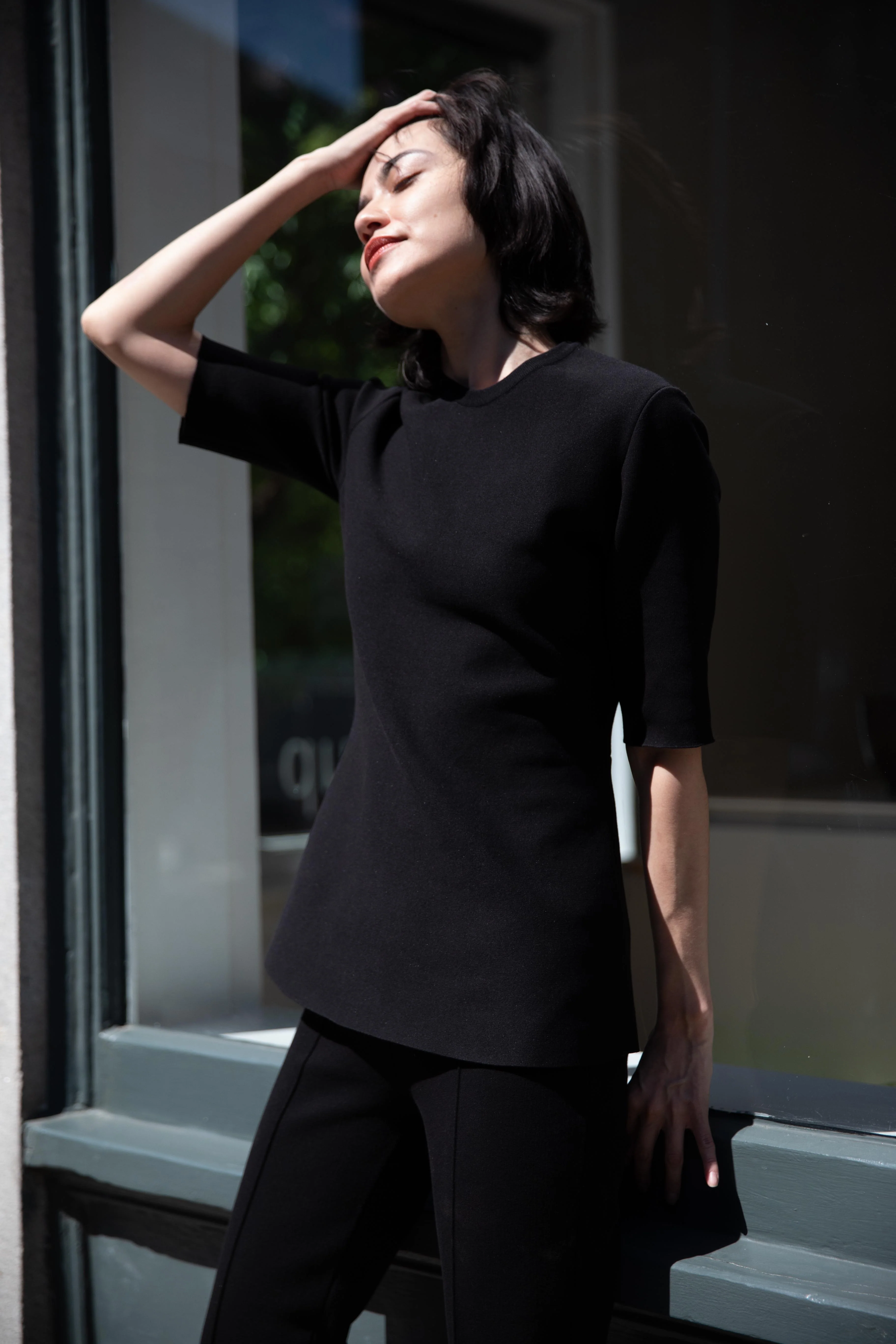 High Sport | Jacquard Wes Top in Black - Image 30