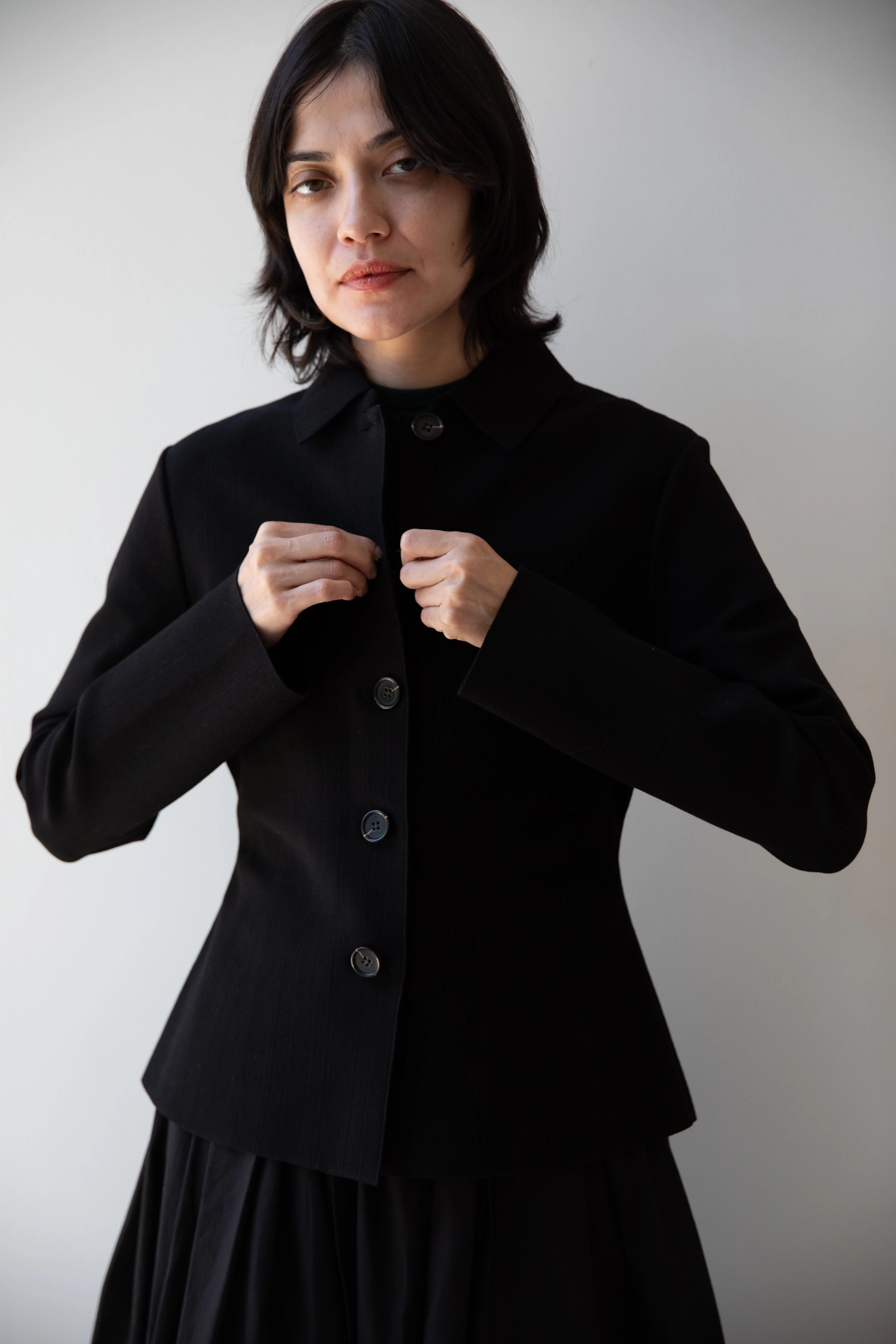High Sport | Tonal Stripe Oliver Jacket in Black - Image 13