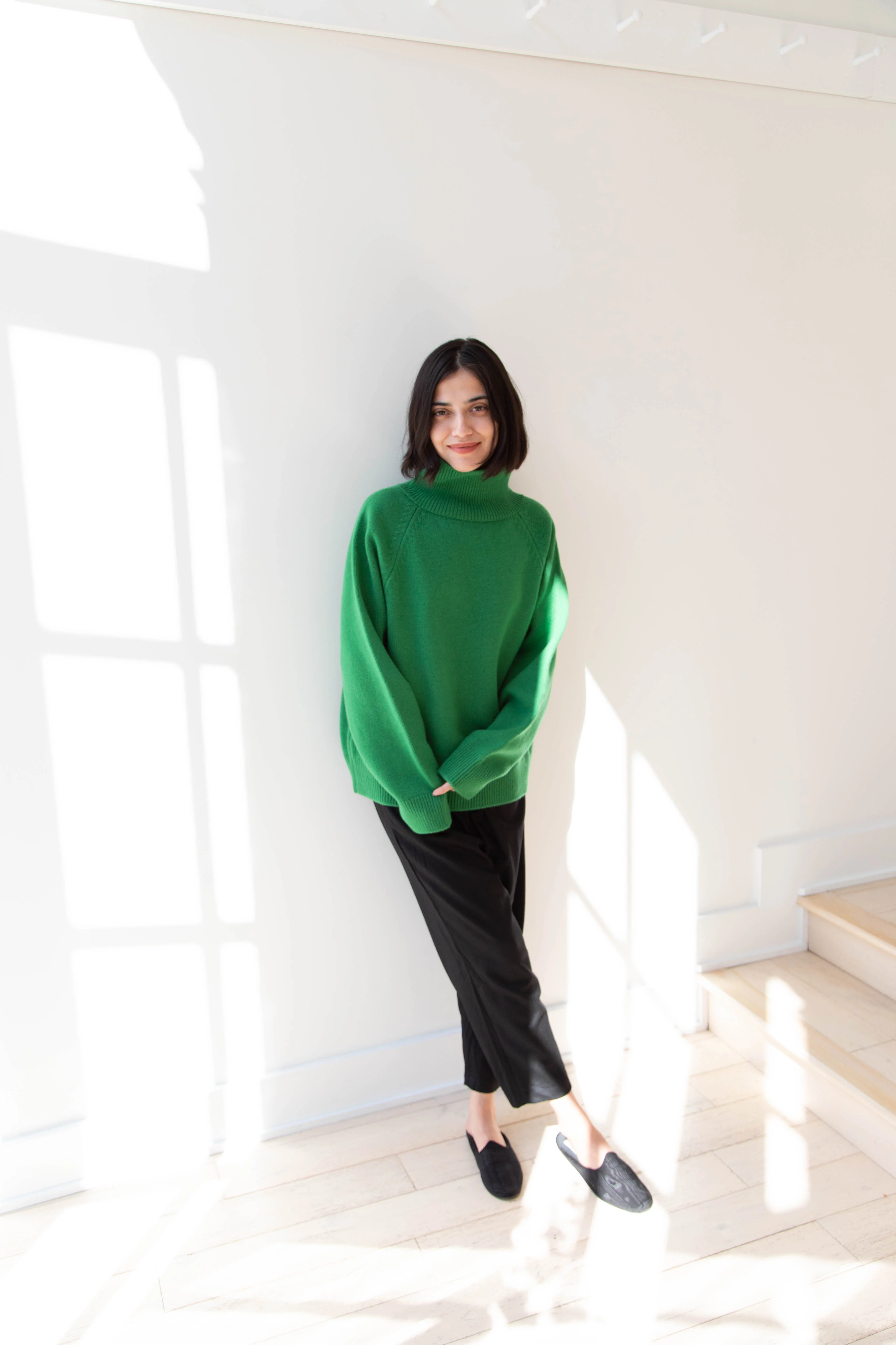 Jo Gordon | Felted Wool Jumper in Pagoda - Image 20