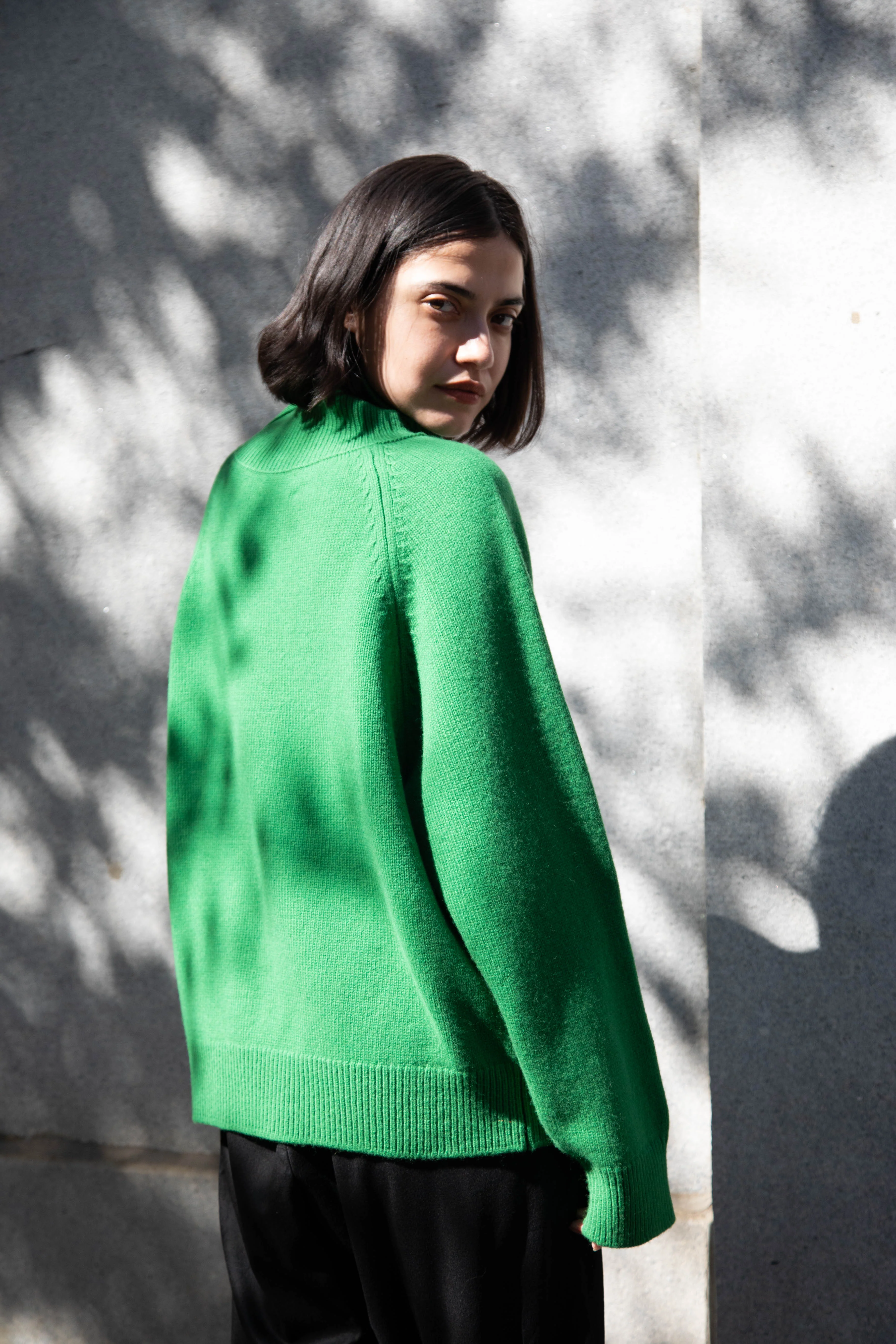 Jo Gordon | Felted Wool Jumper in Pagoda - Image 9
