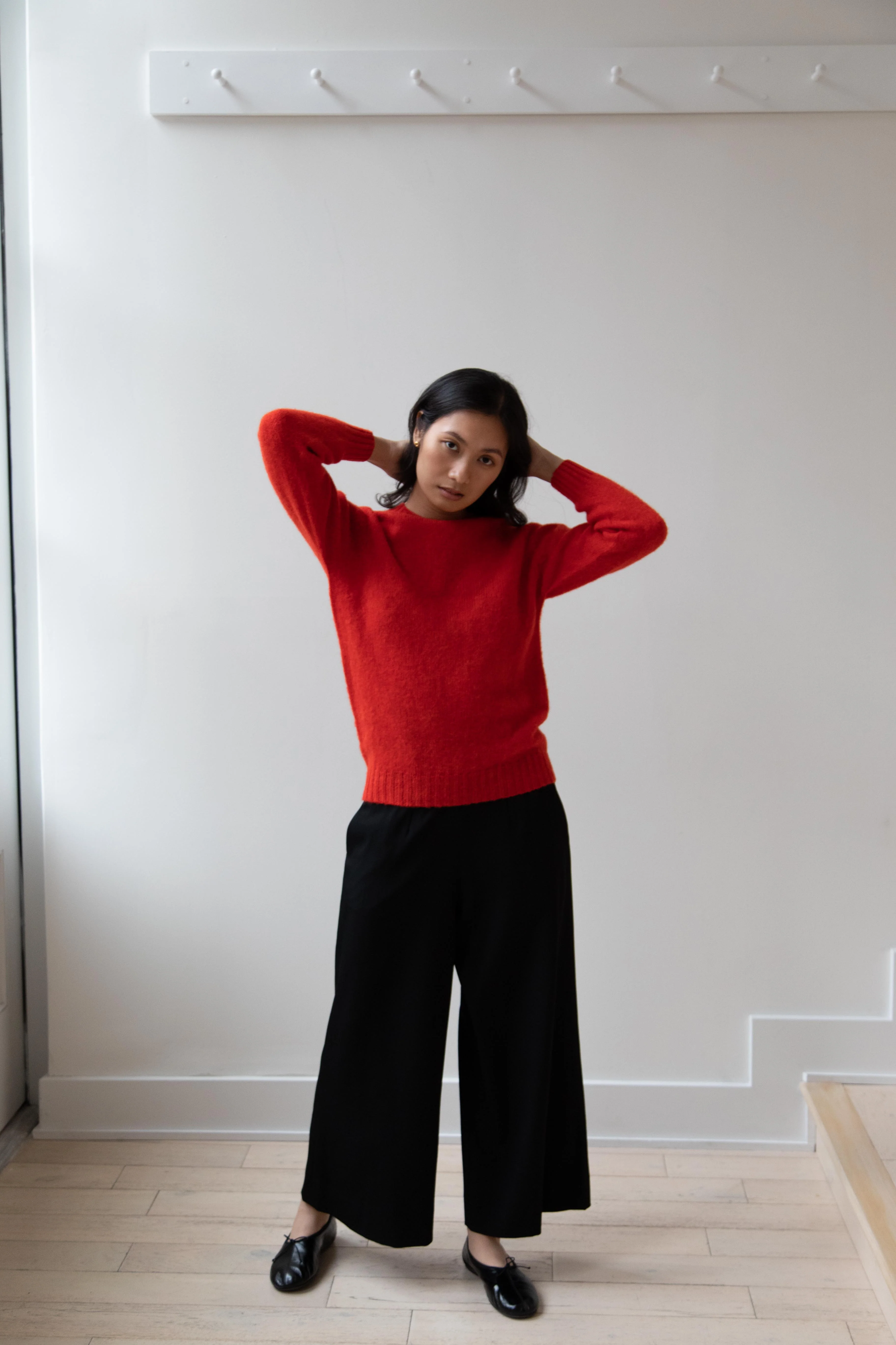 John Tulloch |Crew Neck Sweater in Red - Image 10