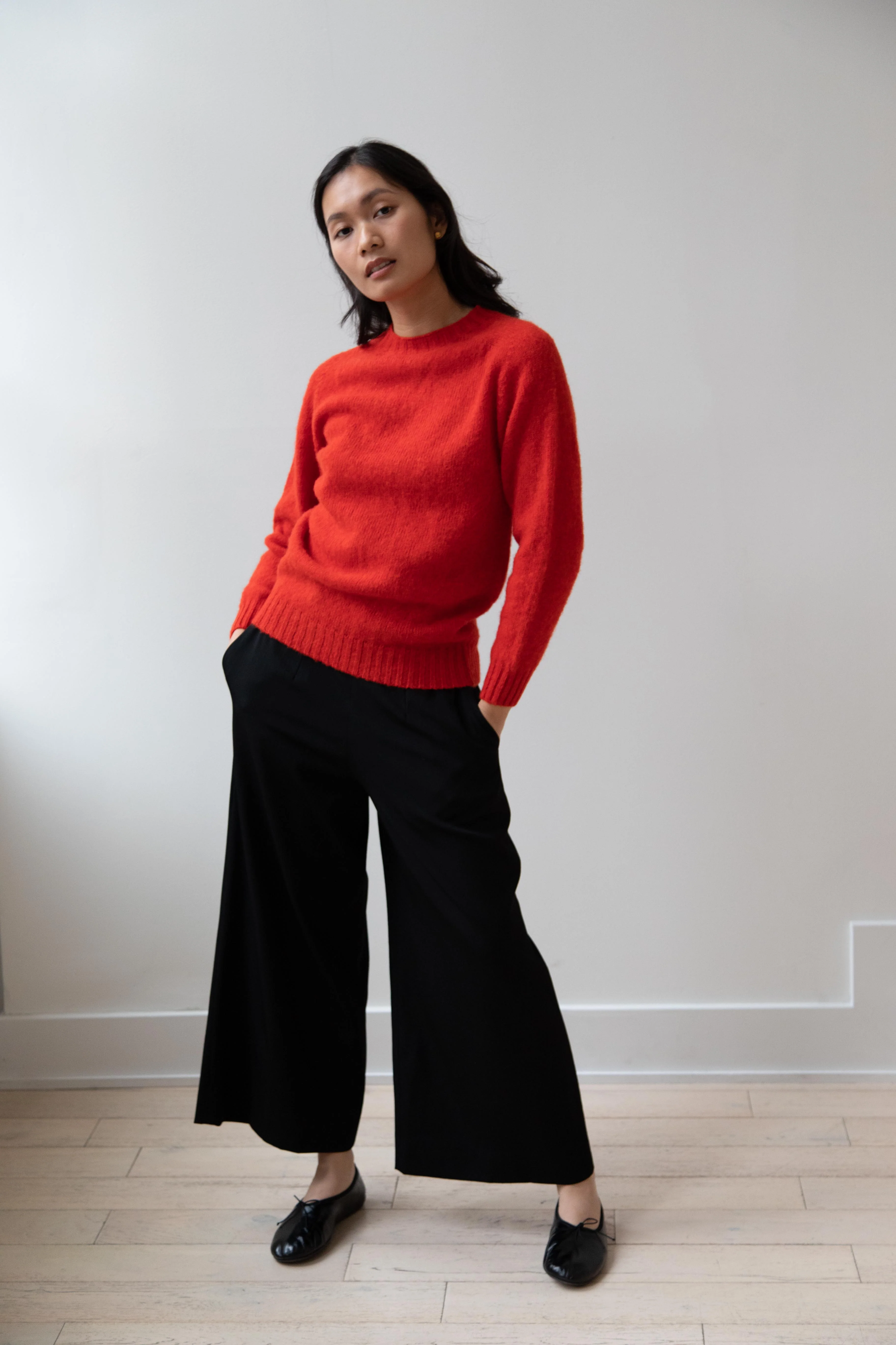 John Tulloch |Crew Neck Sweater in Red - Image 11