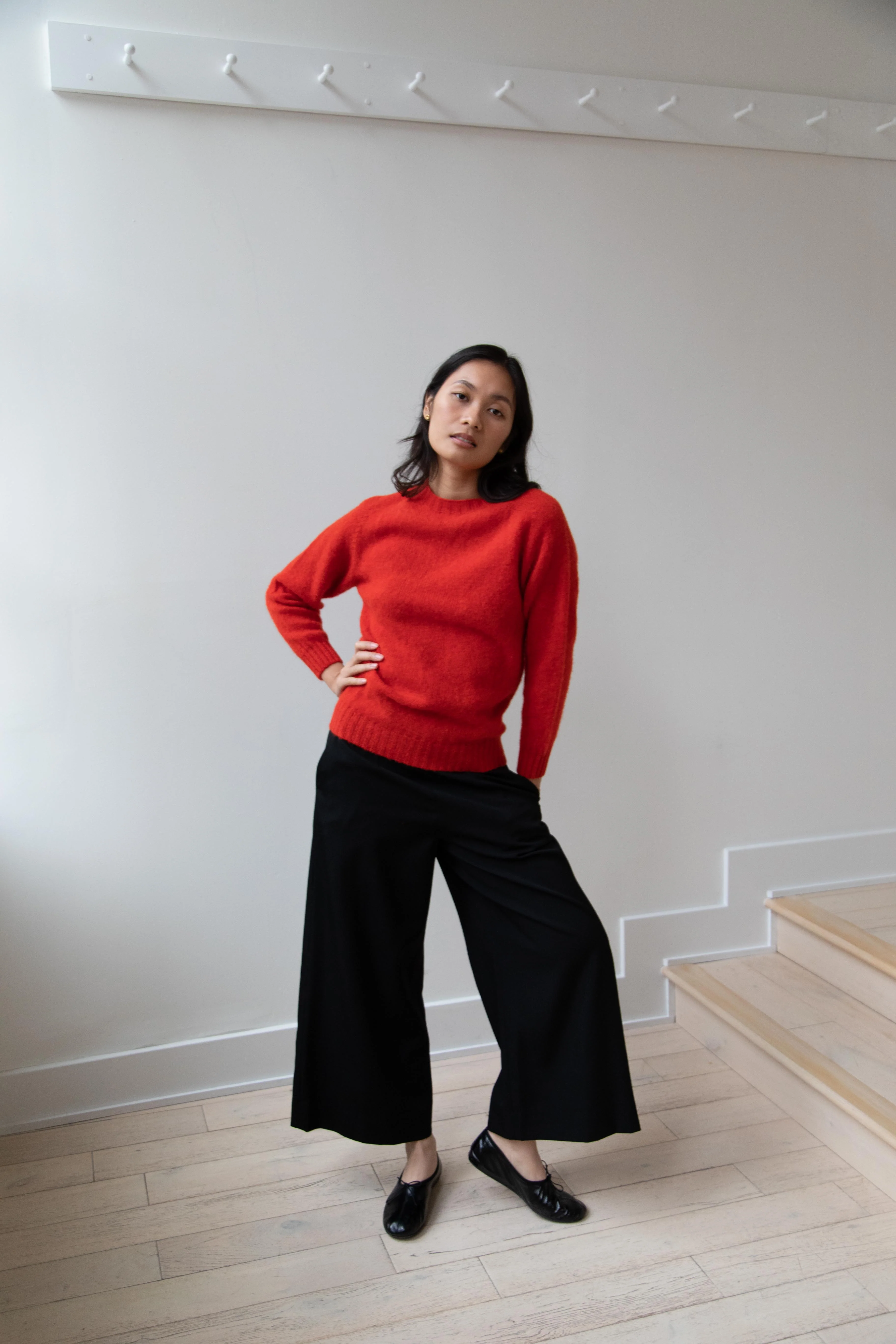 John Tulloch |Crew Neck Sweater in Red - Image 13