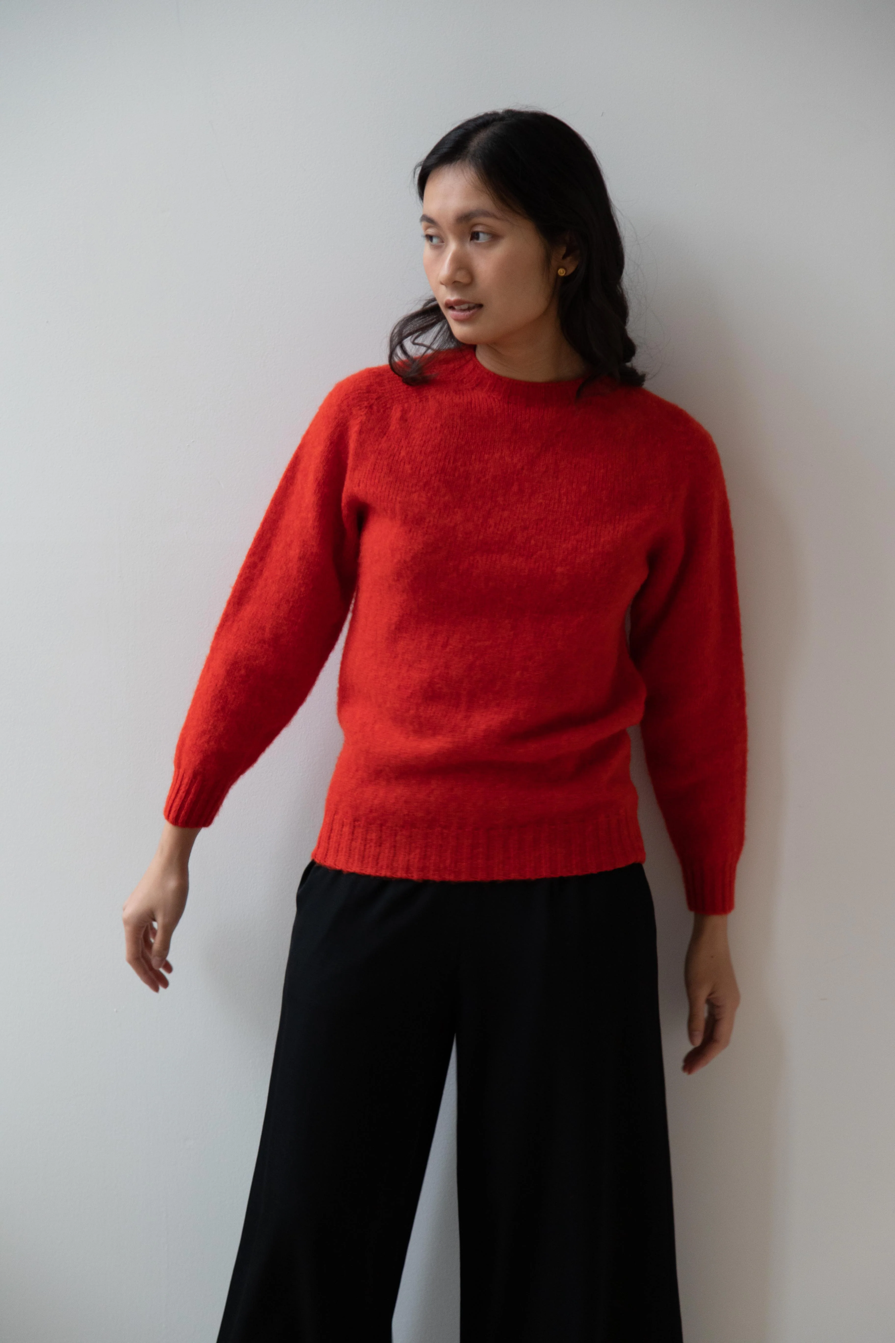 John Tulloch |Crew Neck Sweater in Red - Image 14