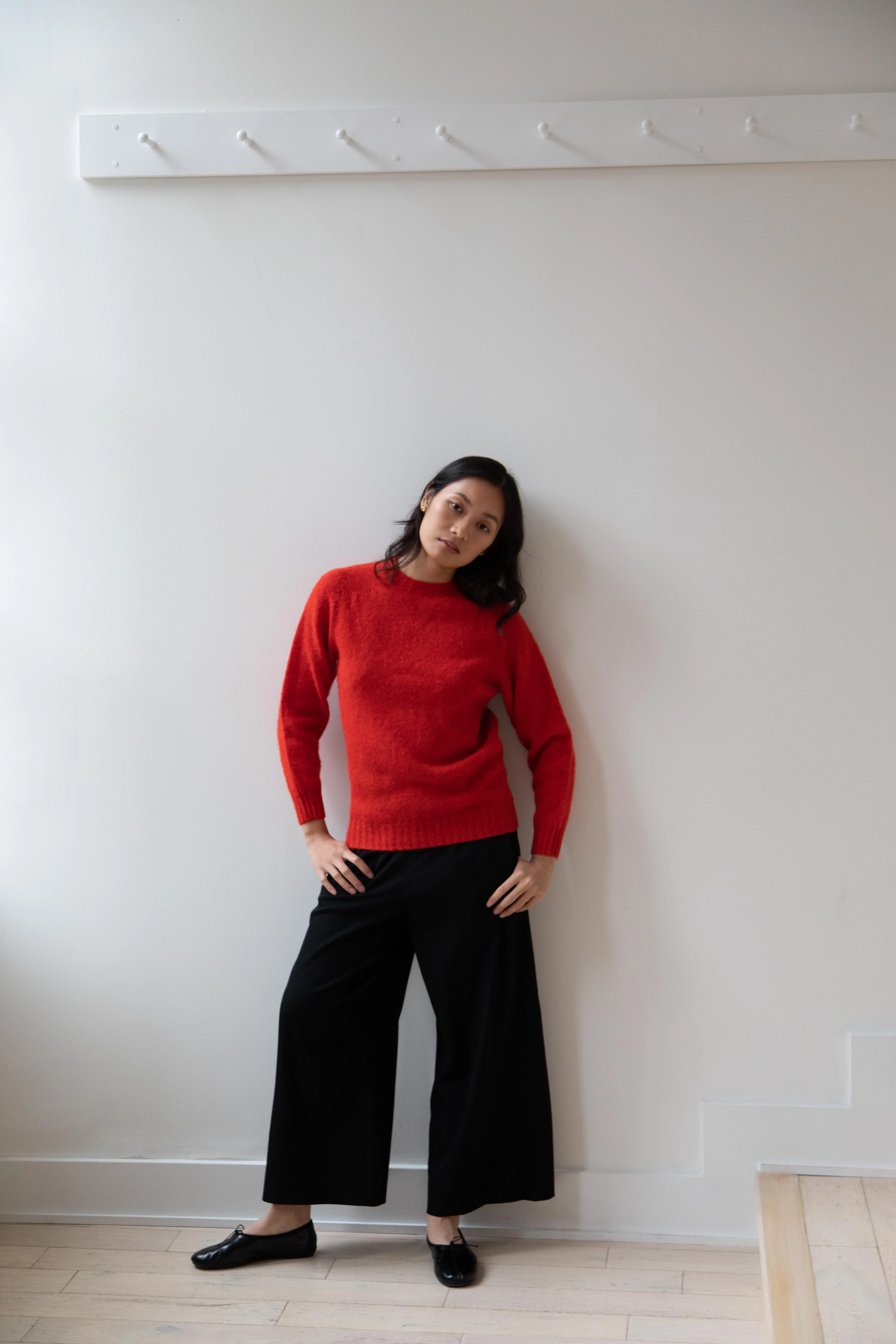 John Tulloch |Crew Neck Sweater in Red - Image 15