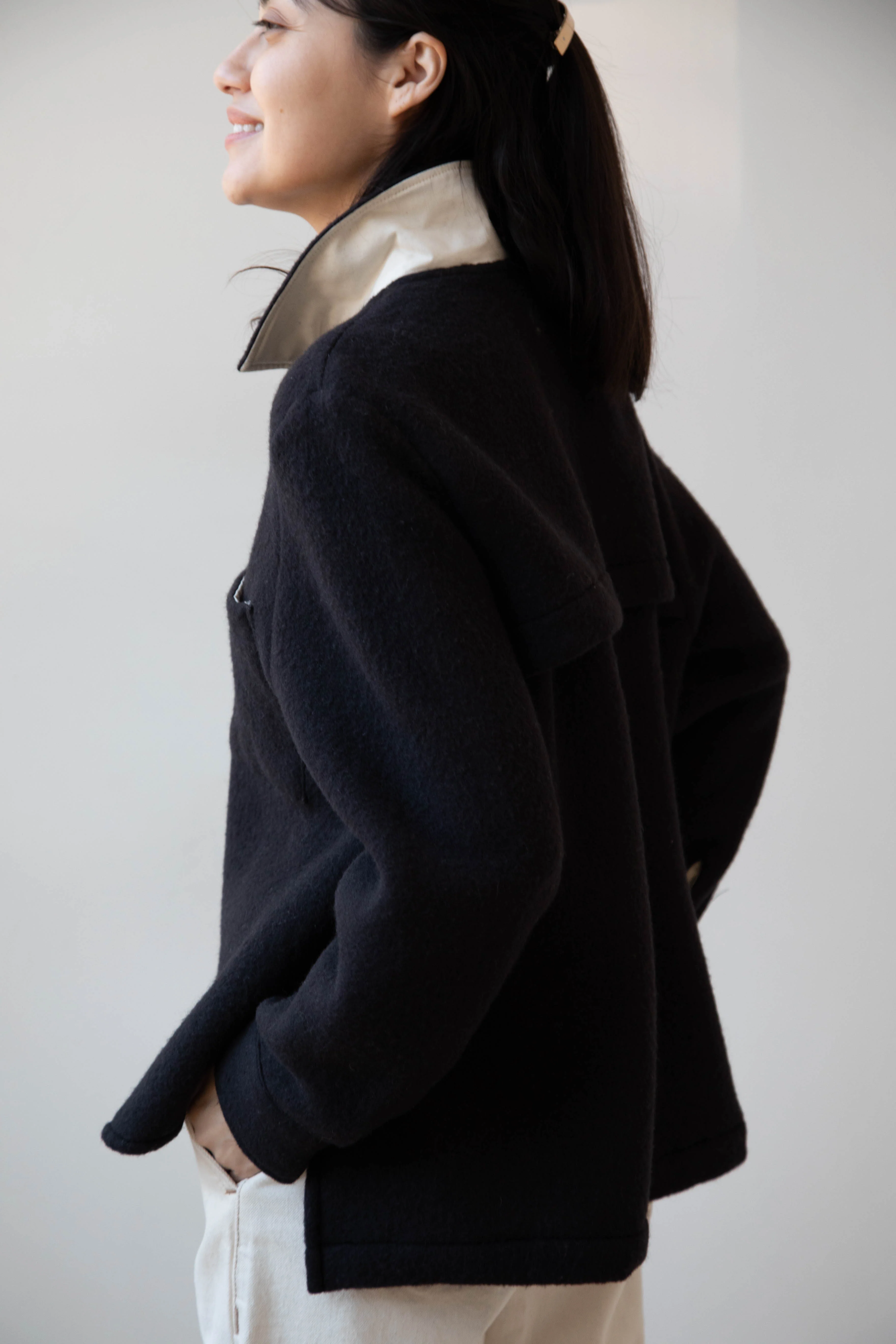 Laboratory | Wool Shirt in Black - Image 6