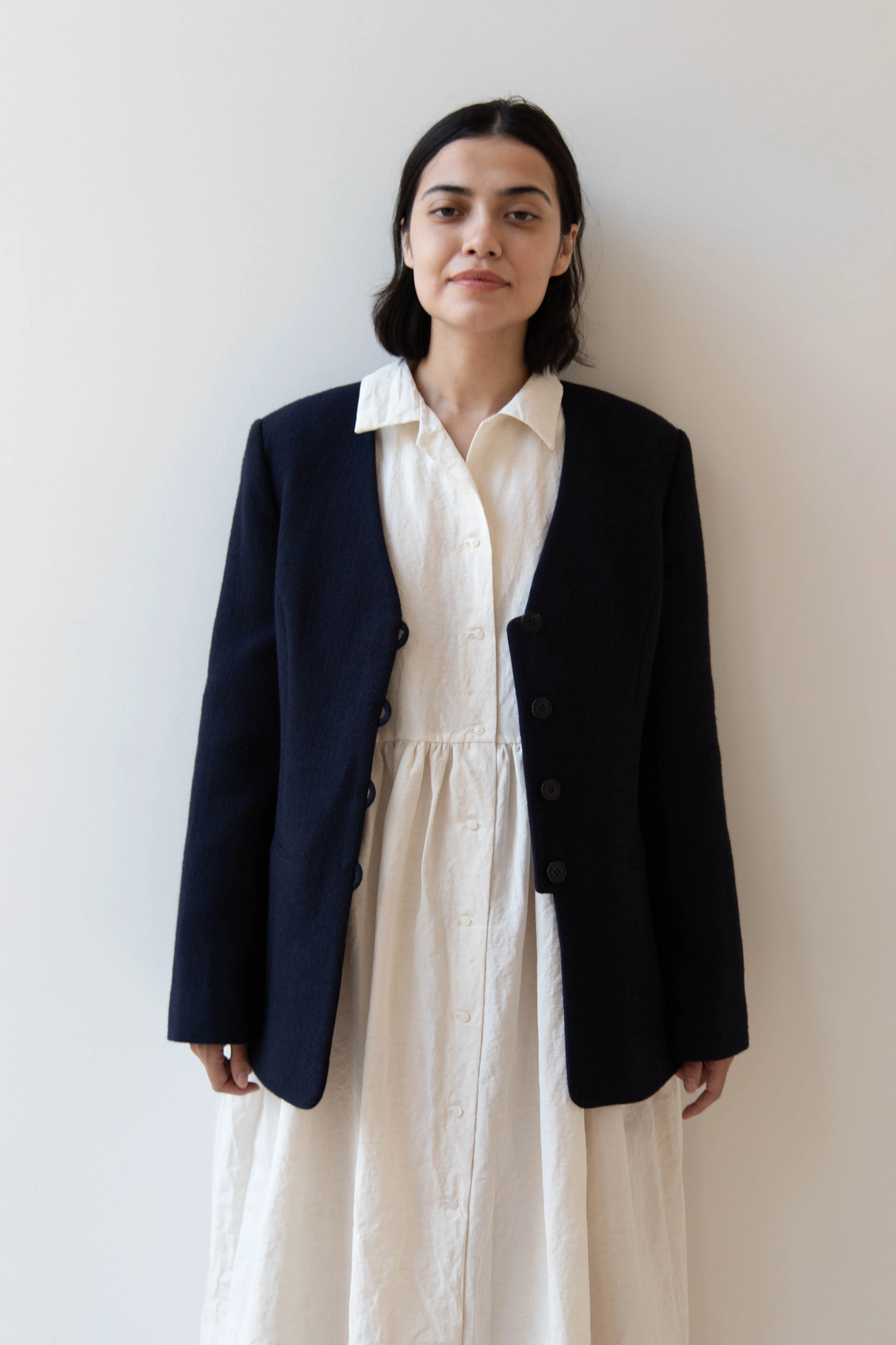 Le 17 Septembre | Formal Jacket in Navy Wool - Image 19