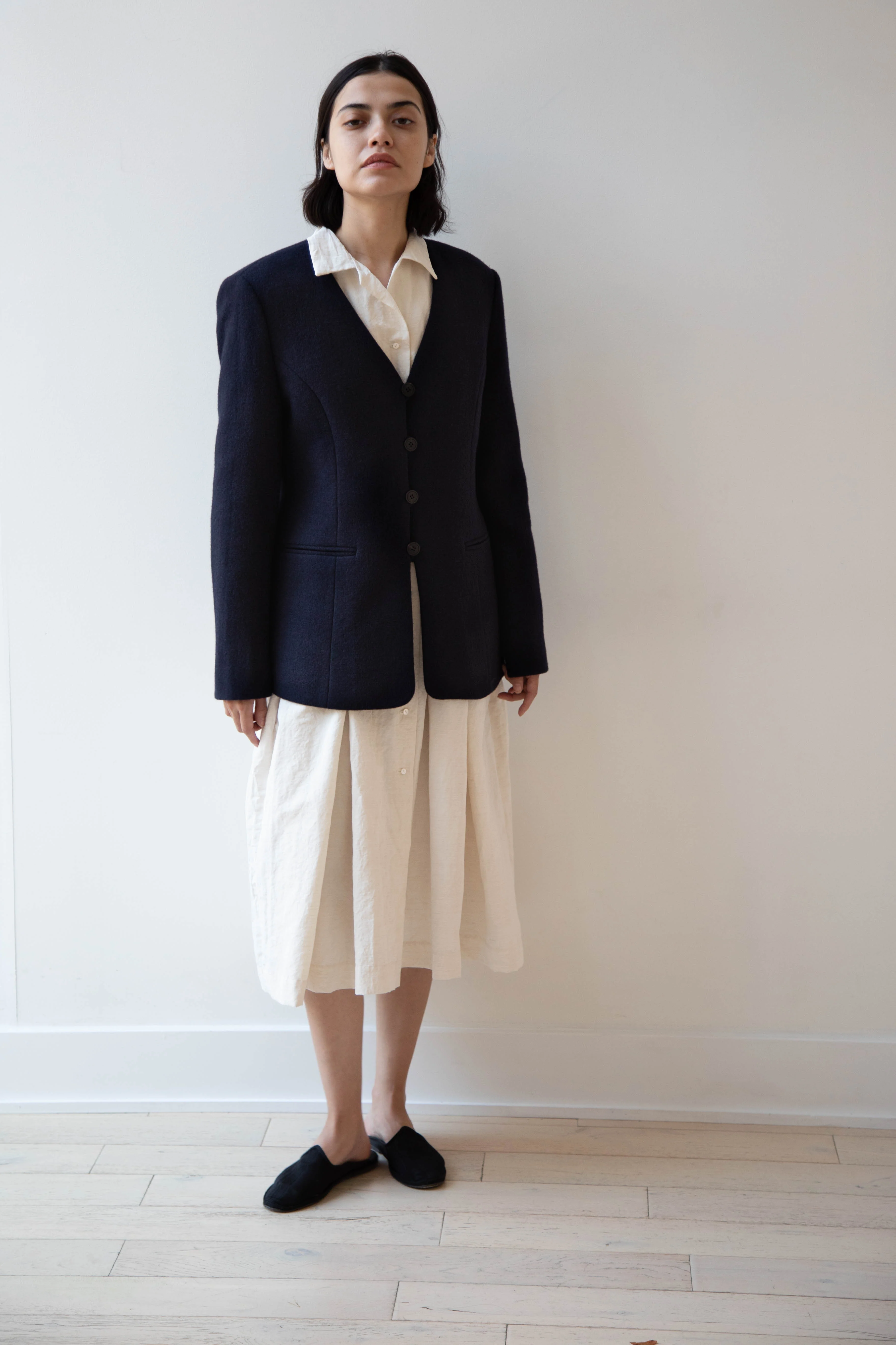 Le 17 Septembre | Formal Jacket in Navy Wool - Image 27