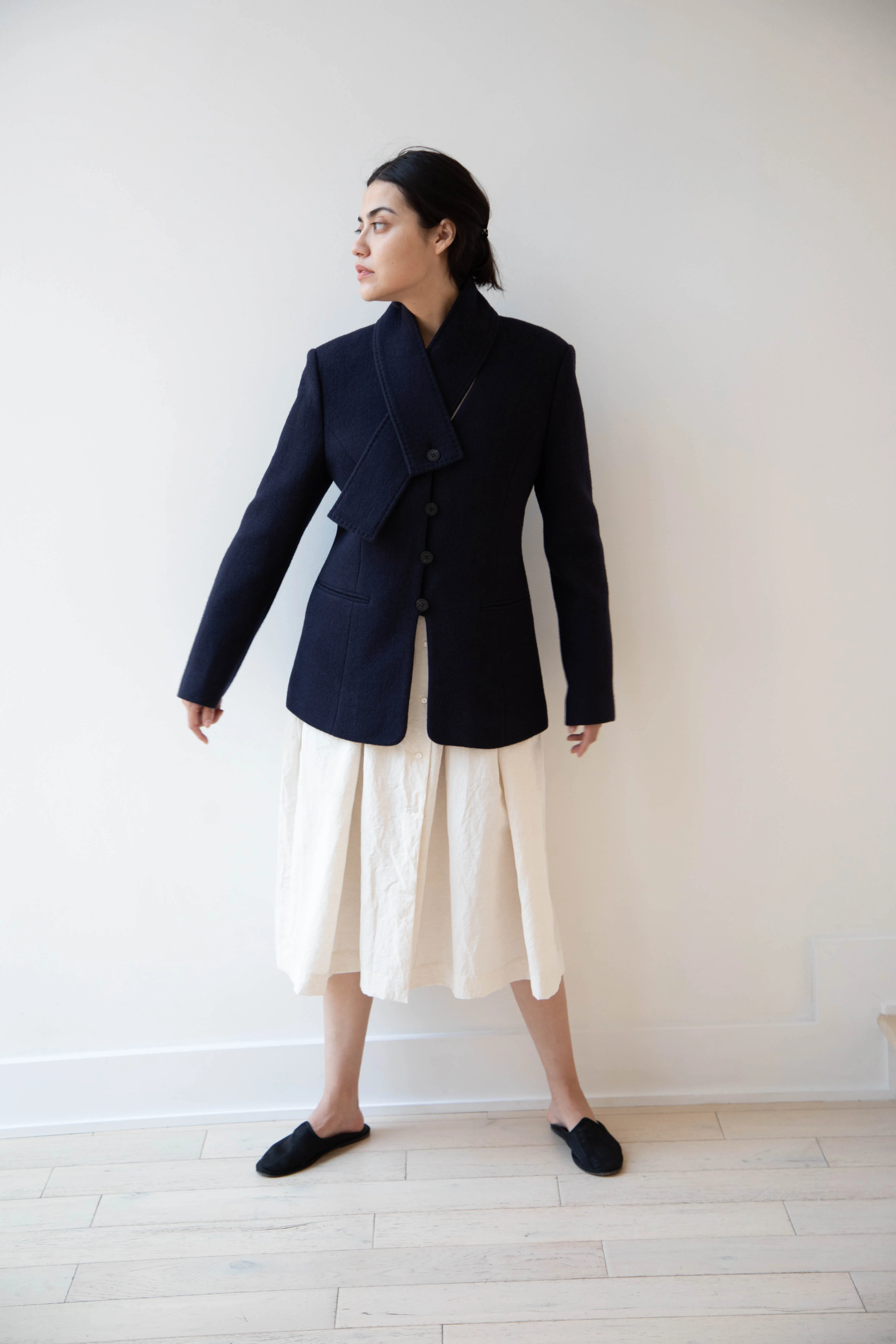 Le 17 Septembre | Formal Jacket in Navy Wool - Image 31