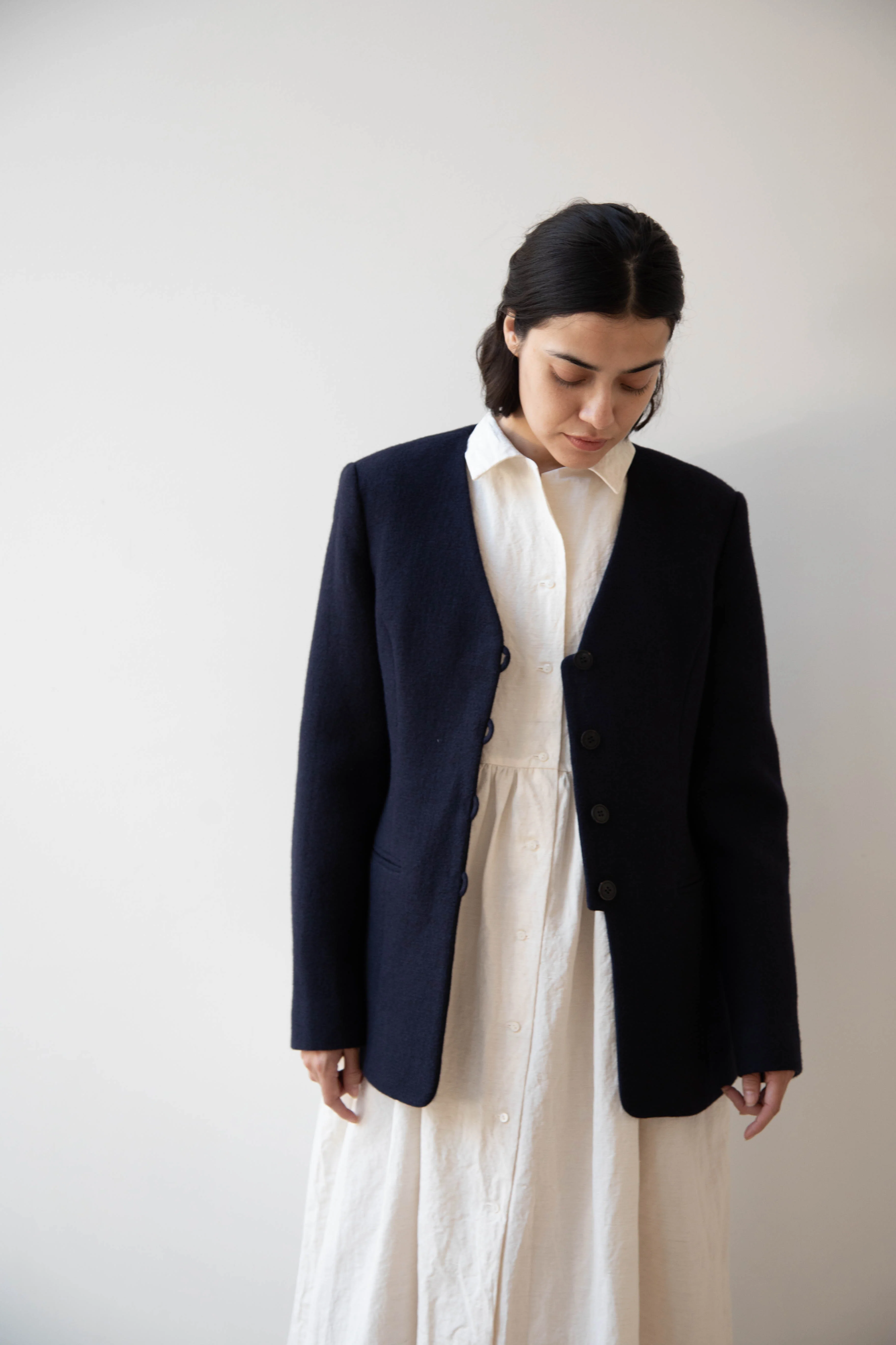 Le 17 Septembre | Formal Jacket in Navy Wool - Image 4