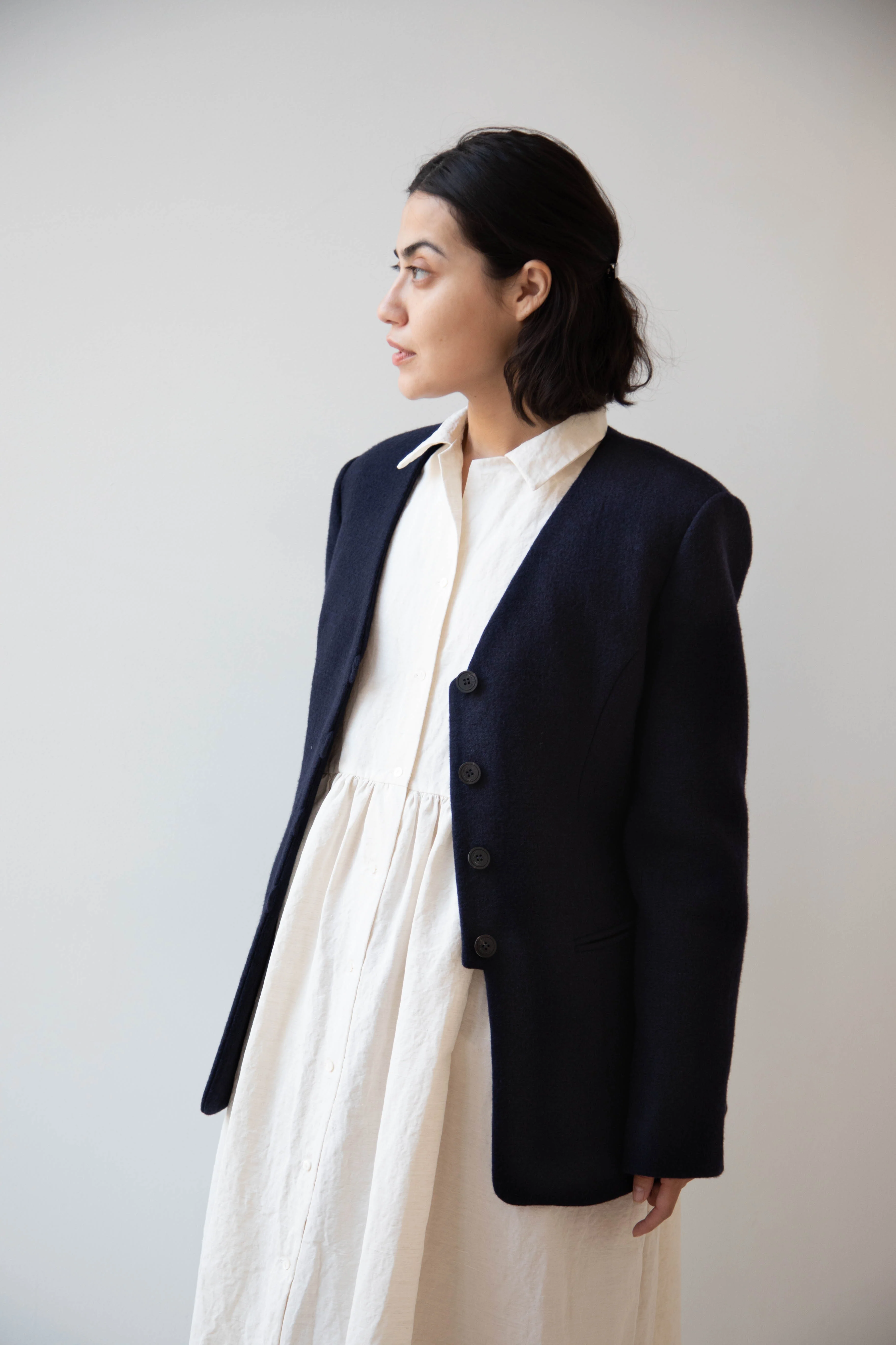 Le 17 Septembre | Formal Jacket in Navy Wool - Image 6