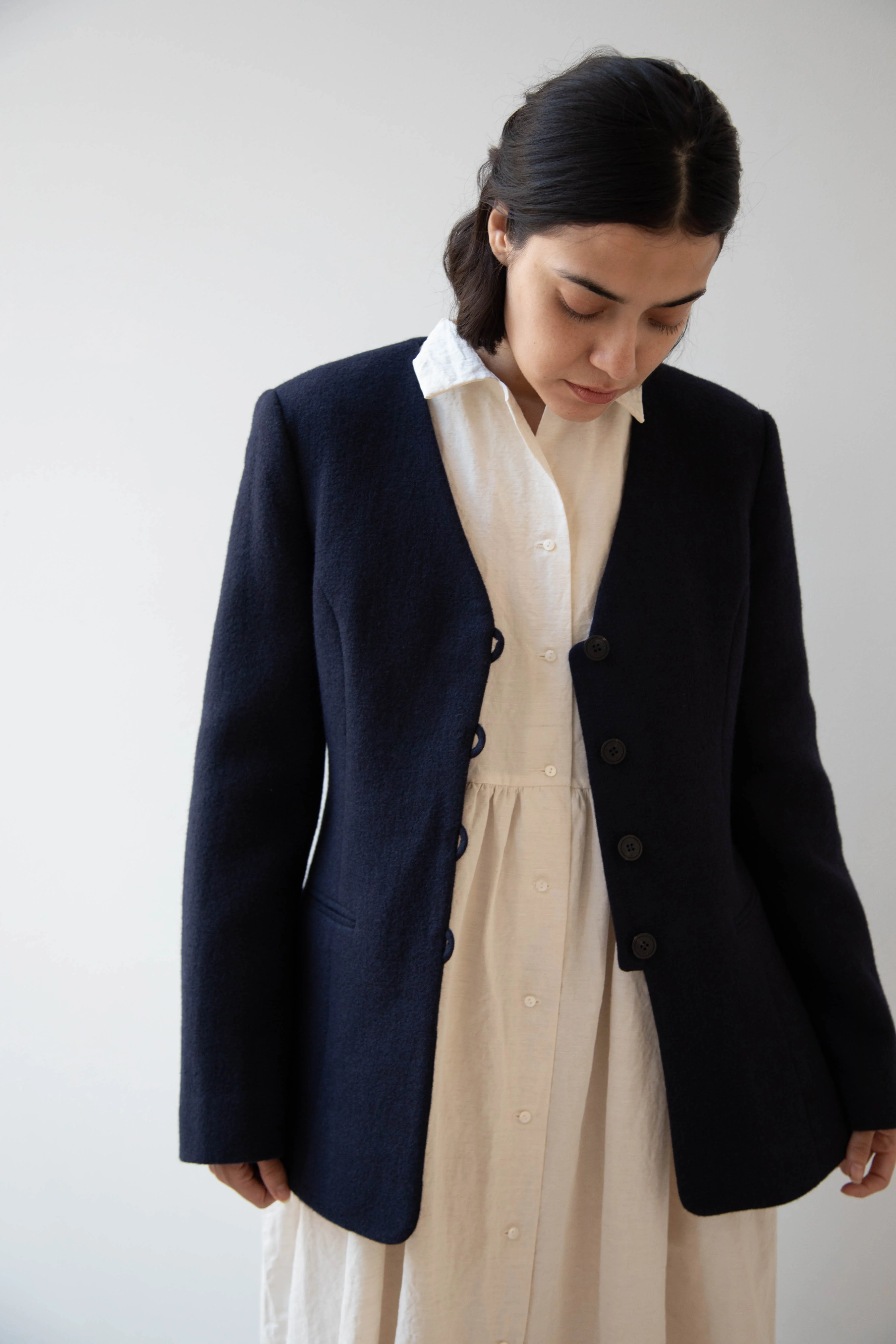 Le 17 Septembre | Formal Jacket in Navy Wool - Image 7