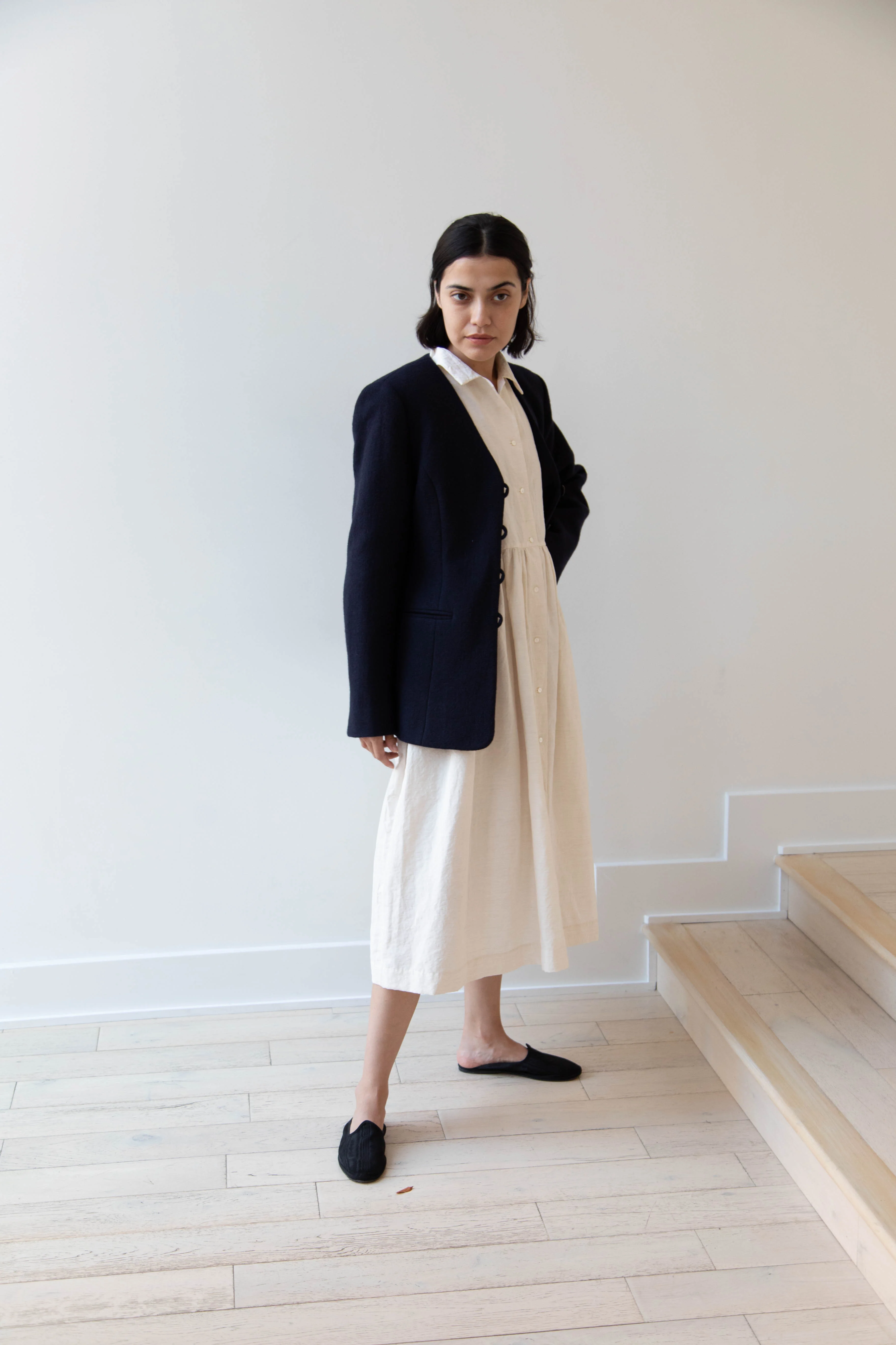 Le 17 Septembre | Formal Jacket in Navy Wool - Image 9