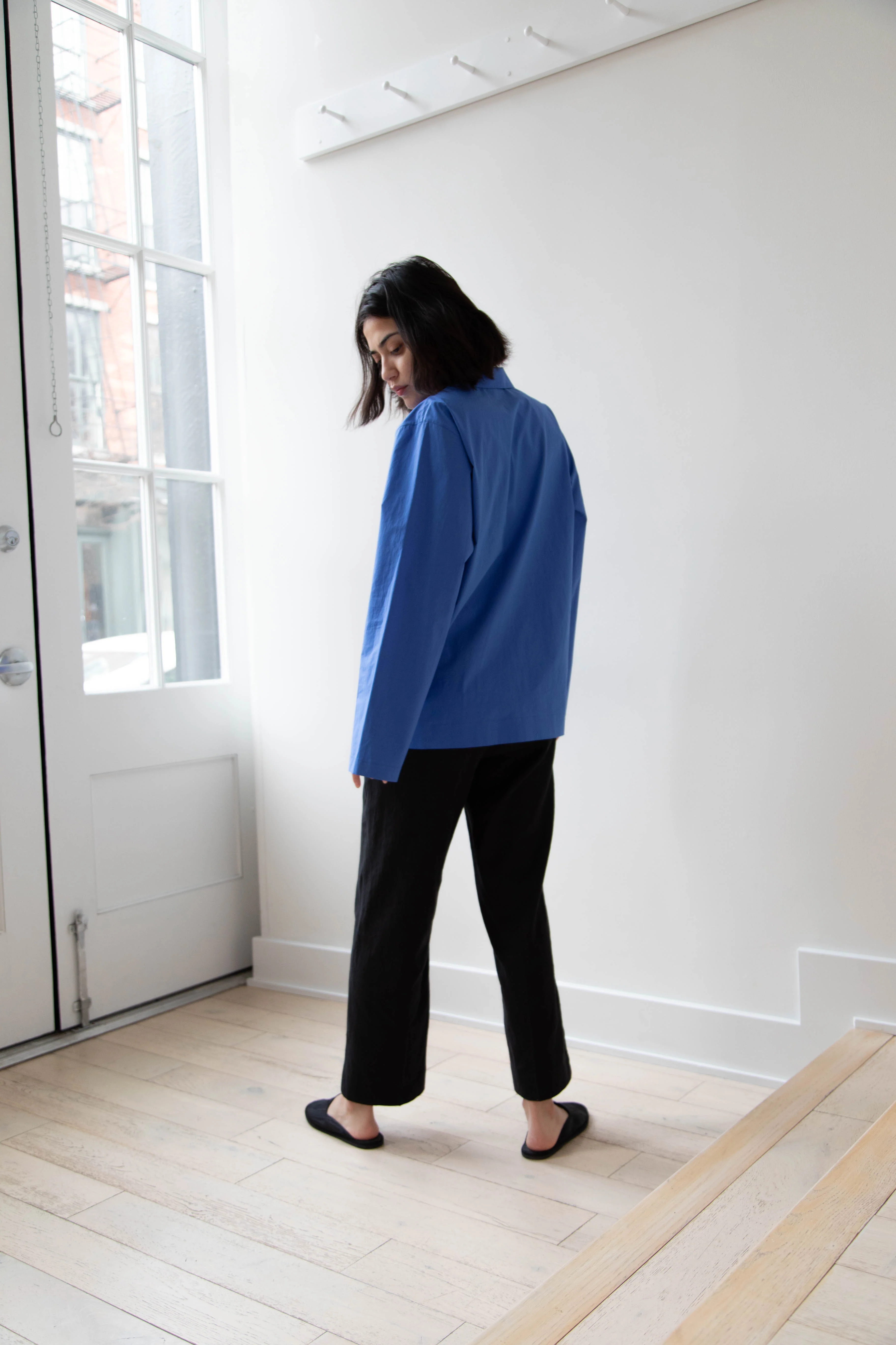 Le 17 Septembre | Mia Button Up Blouse in Blue - Image 10