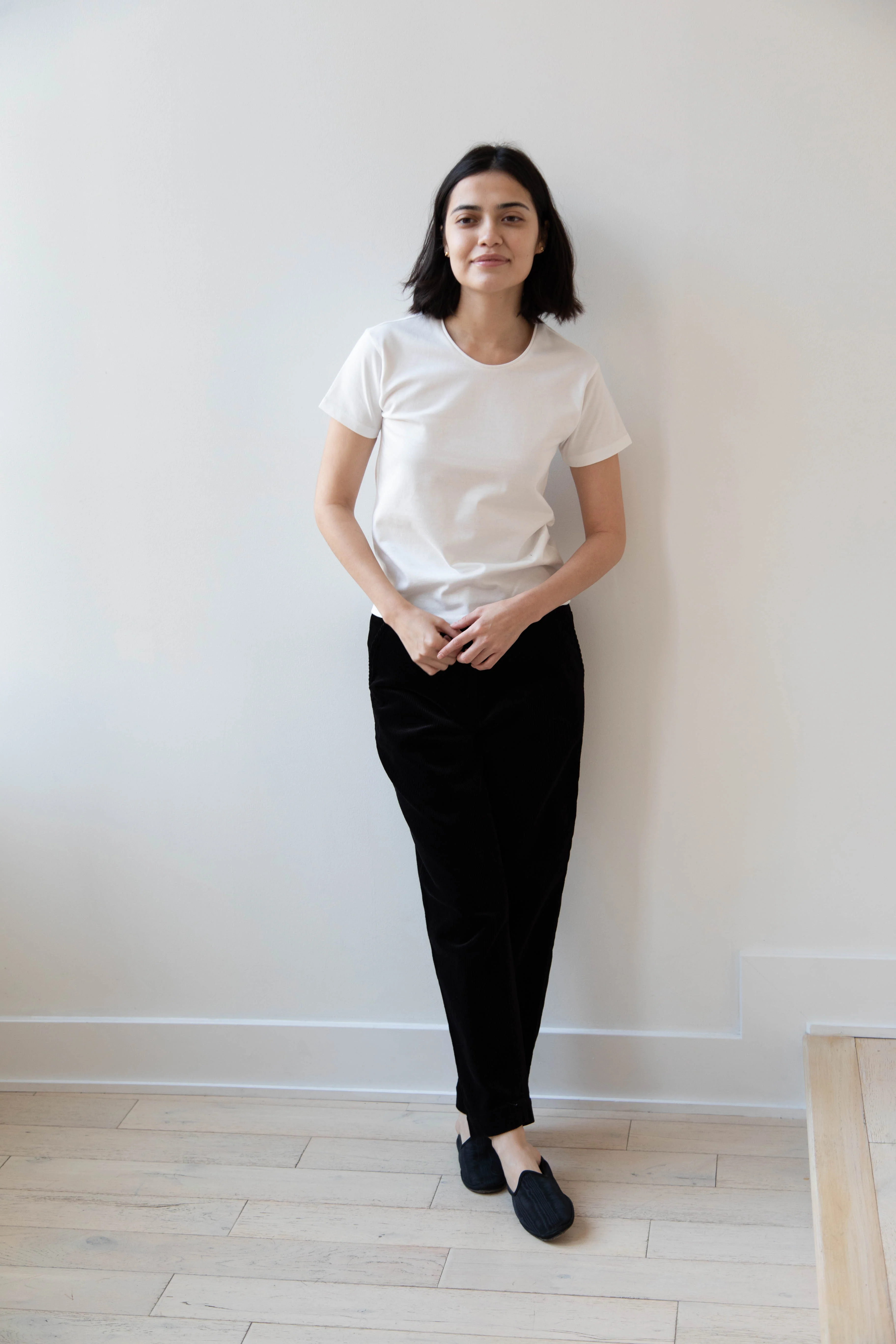 Le 17 Septembre | Round Neck T-Shirt in White - Image 5