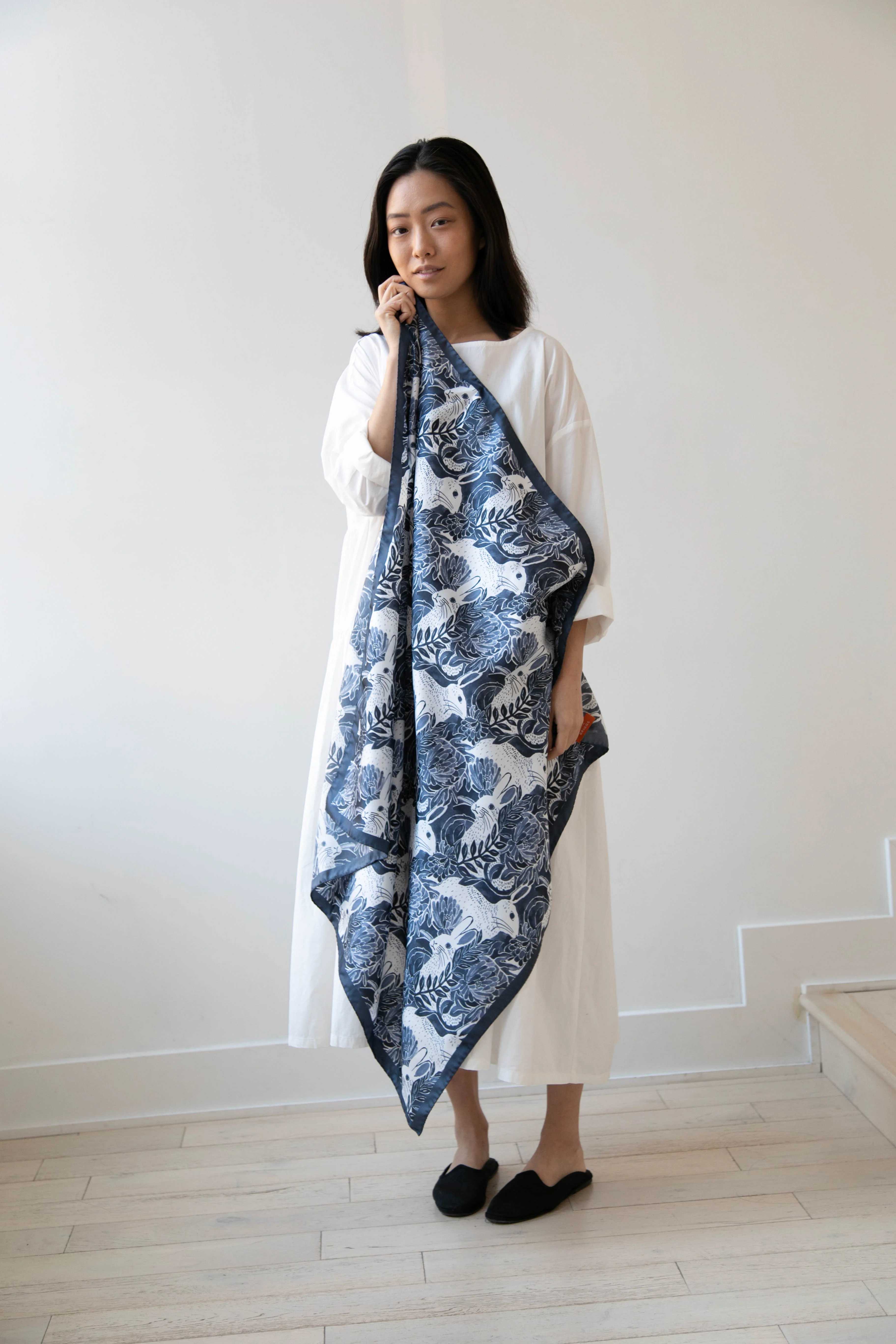 Lettie Briggs Bunny Silk Scarf - Image 8