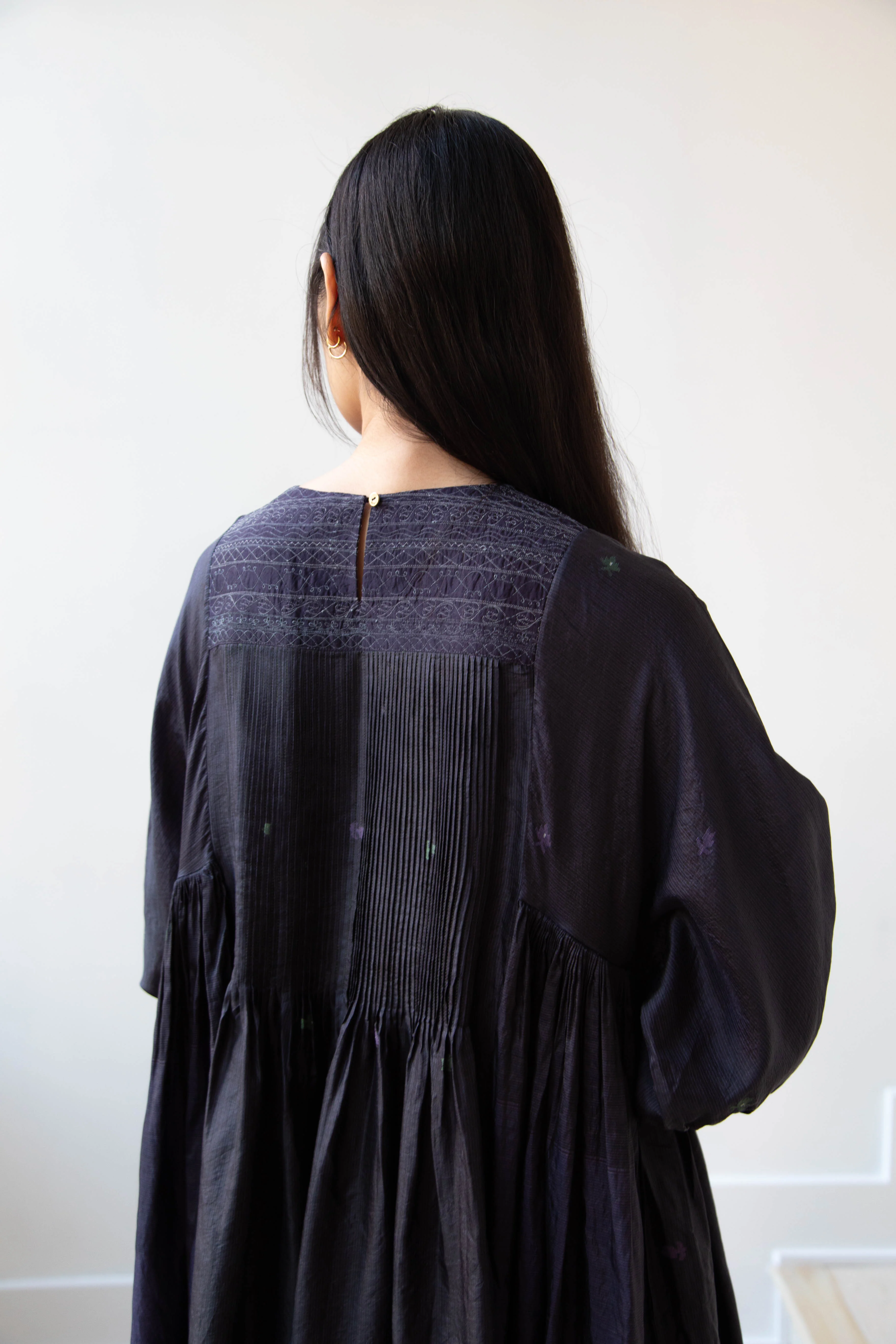 Maku | Jupiter Dress in Silk Jamdani - Image 6