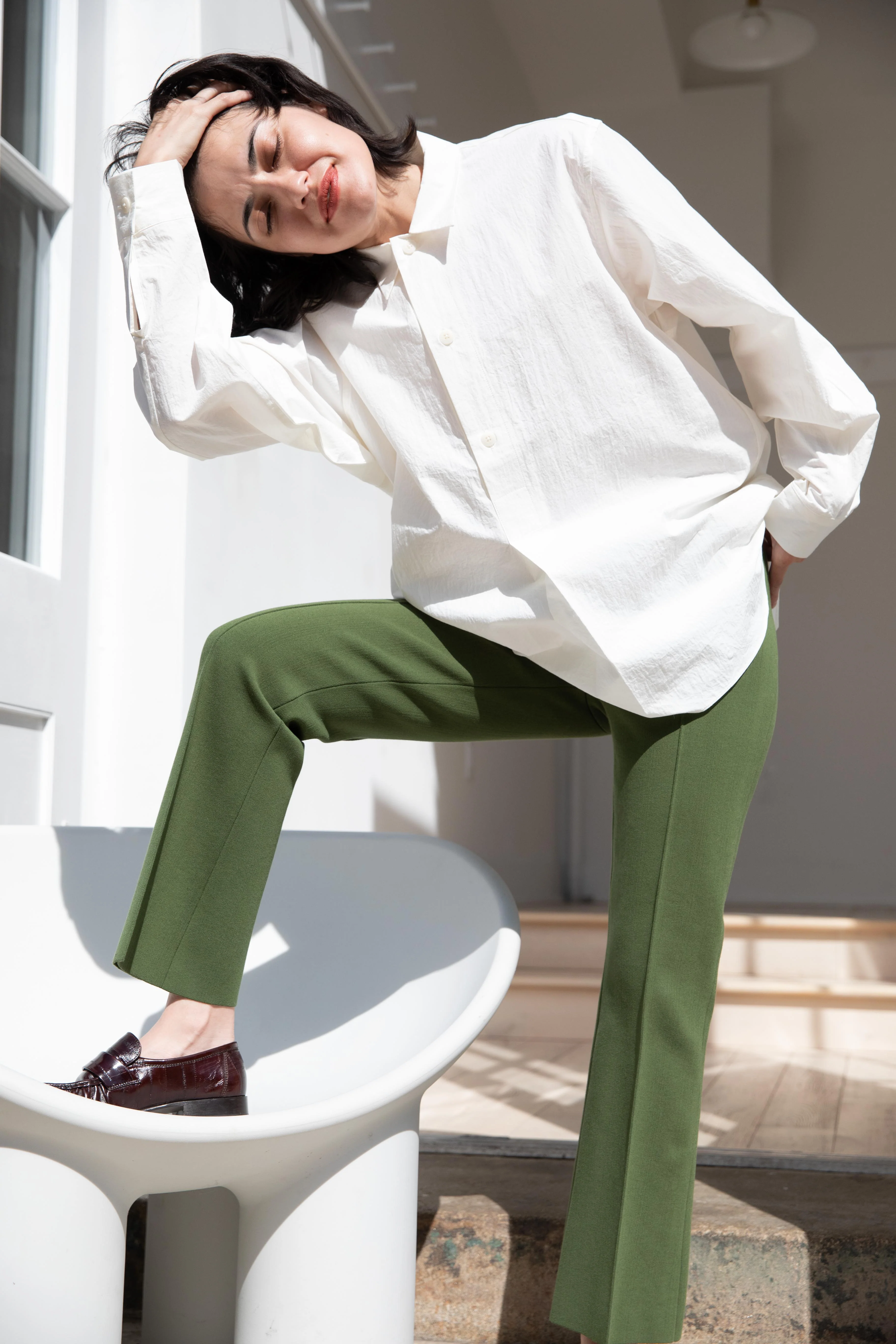 MAN-TLE | Pullover Shirt in White - Image 38