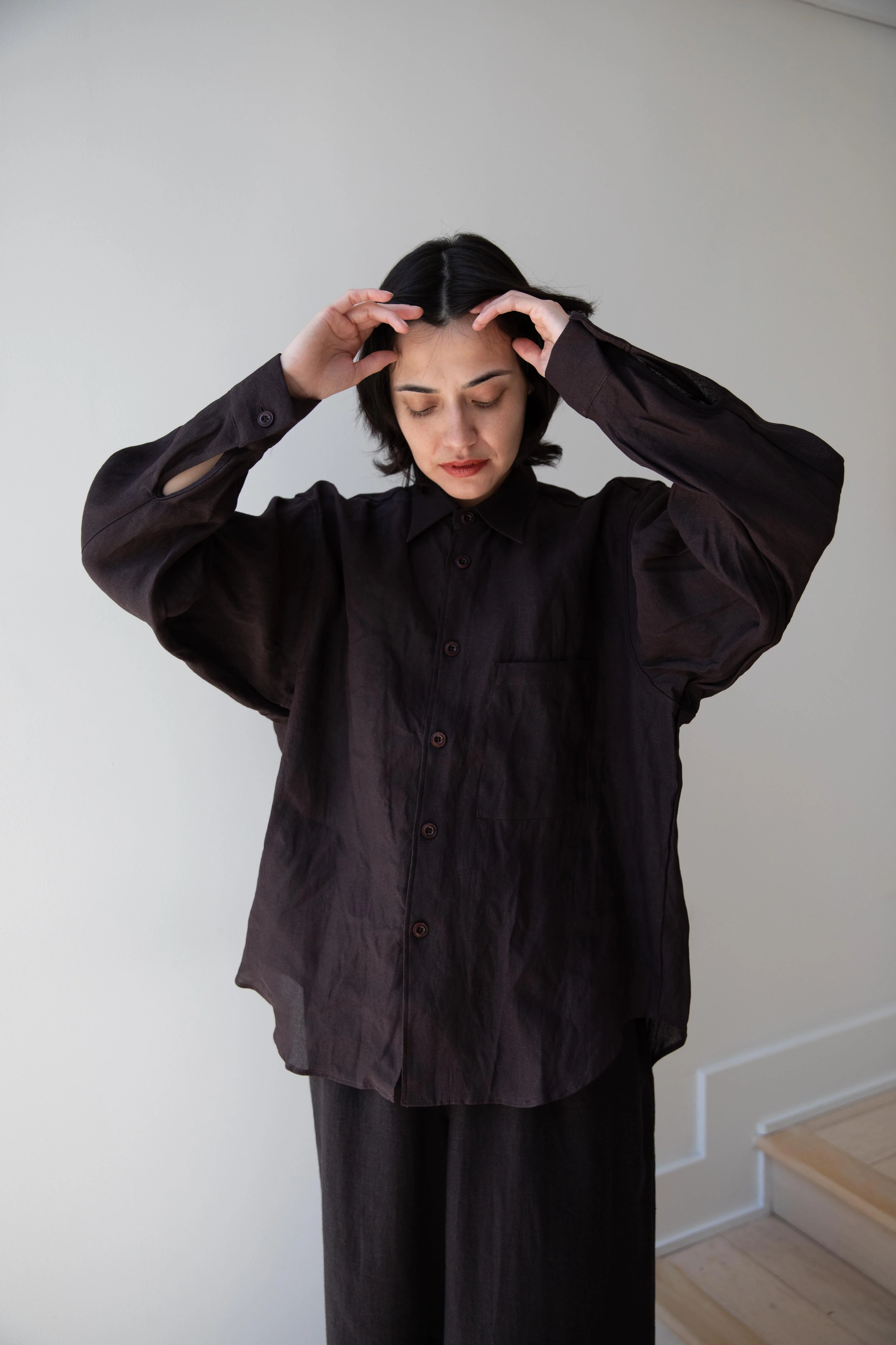 MAN-TLE | Weather Shirt in Humic Paper Brown - Image 4