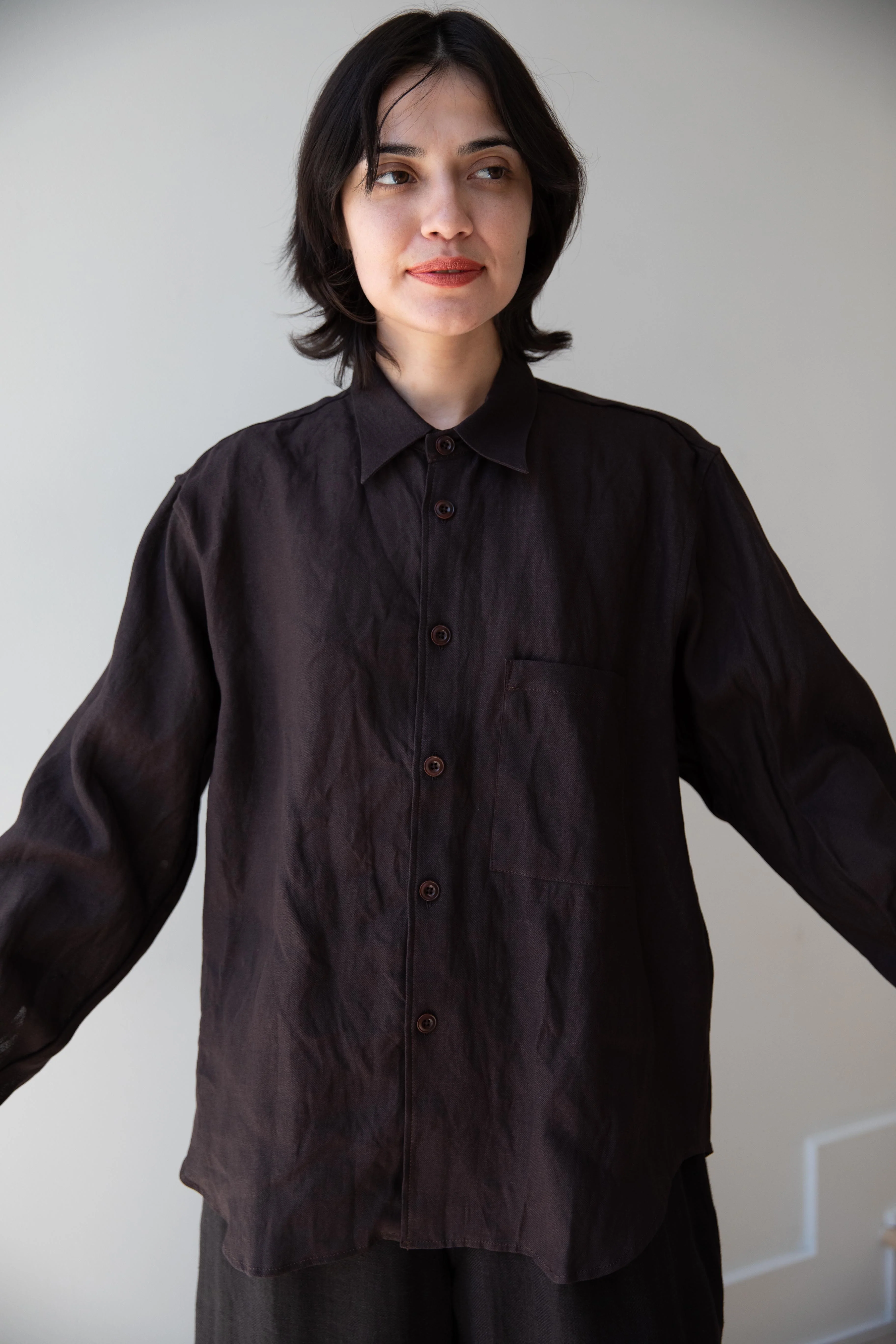 MAN-TLE | Weather Shirt in Humic Paper Brown - Image 8