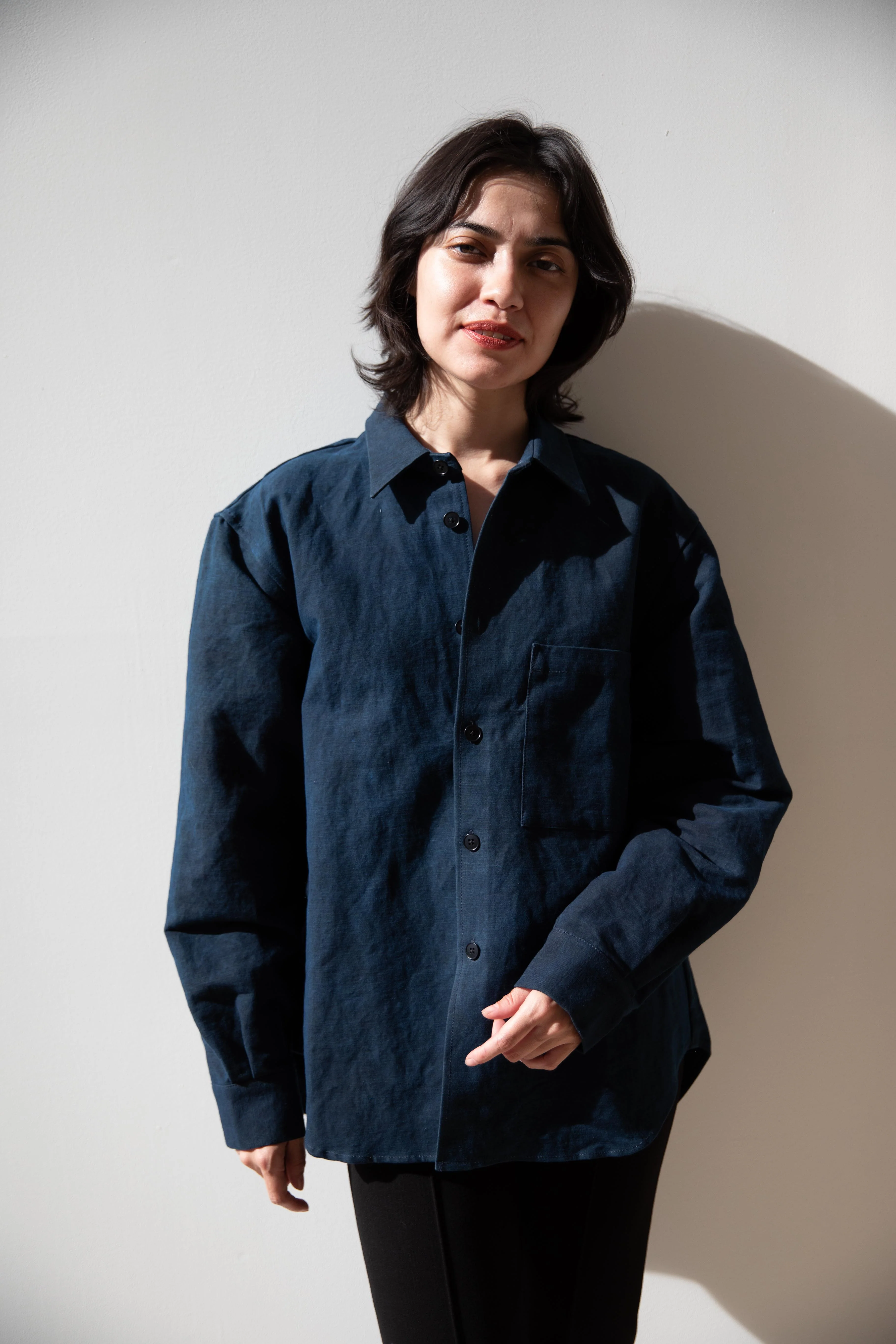 MAN-TLE | Weather Shirt in Indigo - Image 2