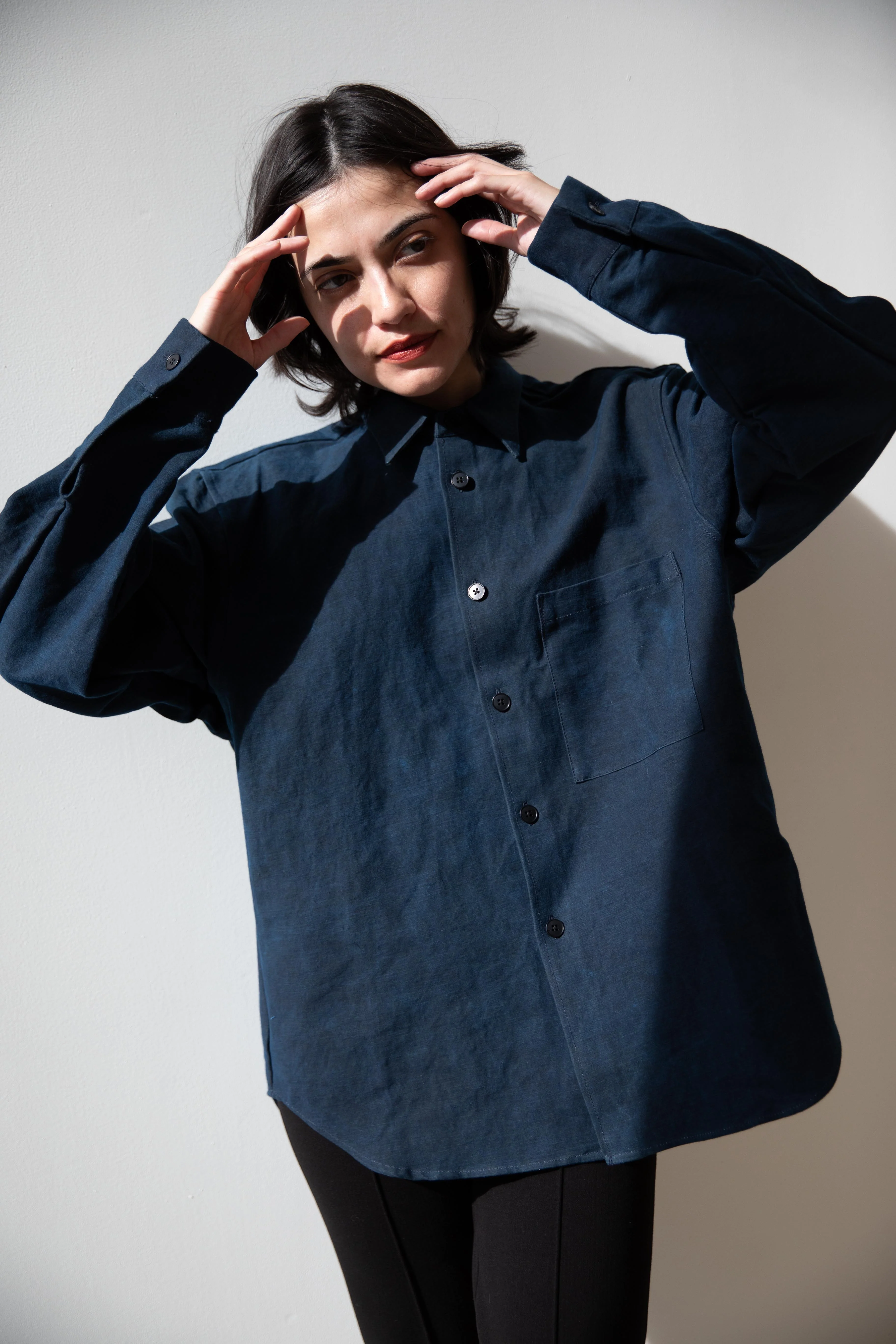 MAN-TLE | Weather Shirt in Indigo - Image 22