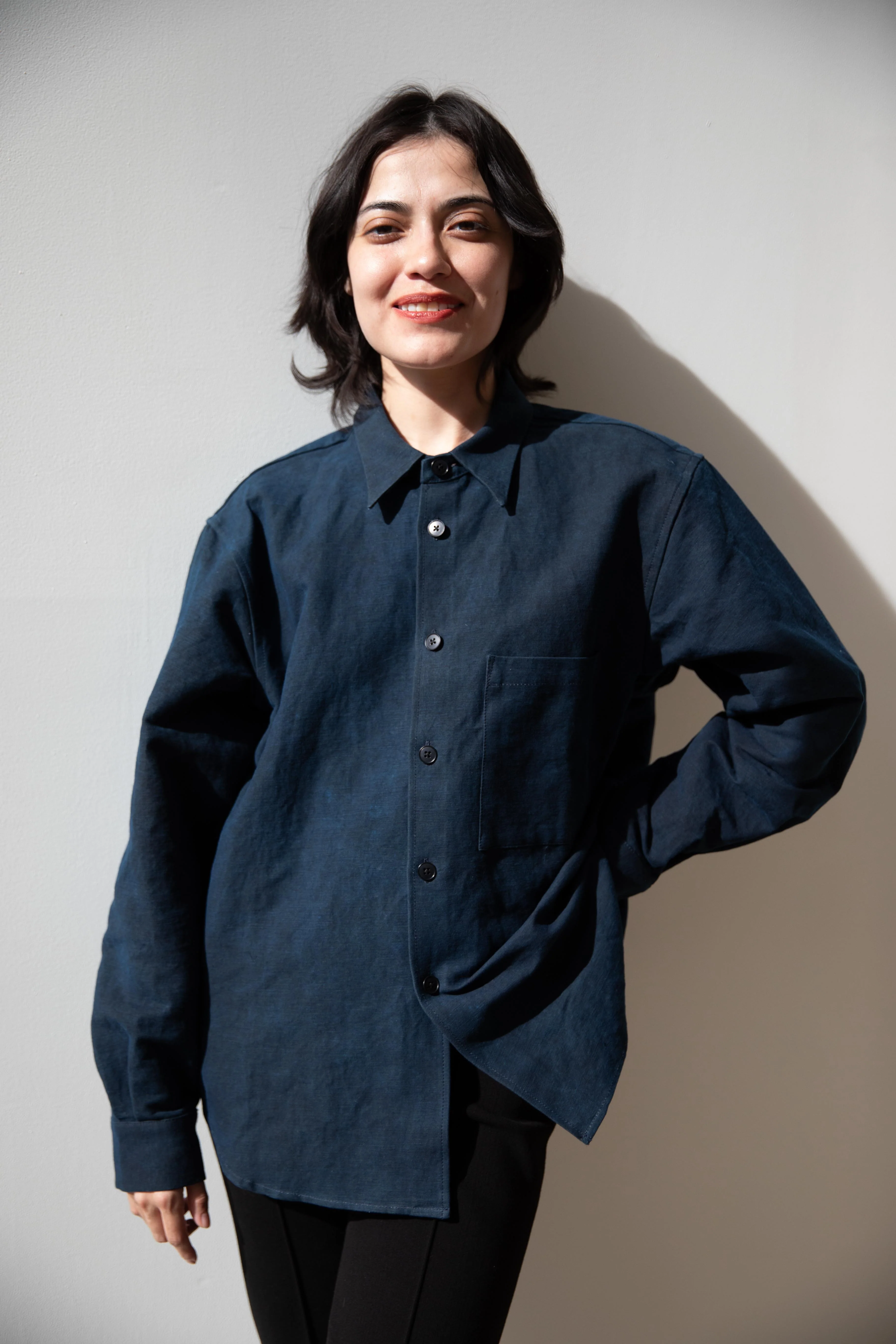 MAN-TLE | Weather Shirt in Indigo - Image 24