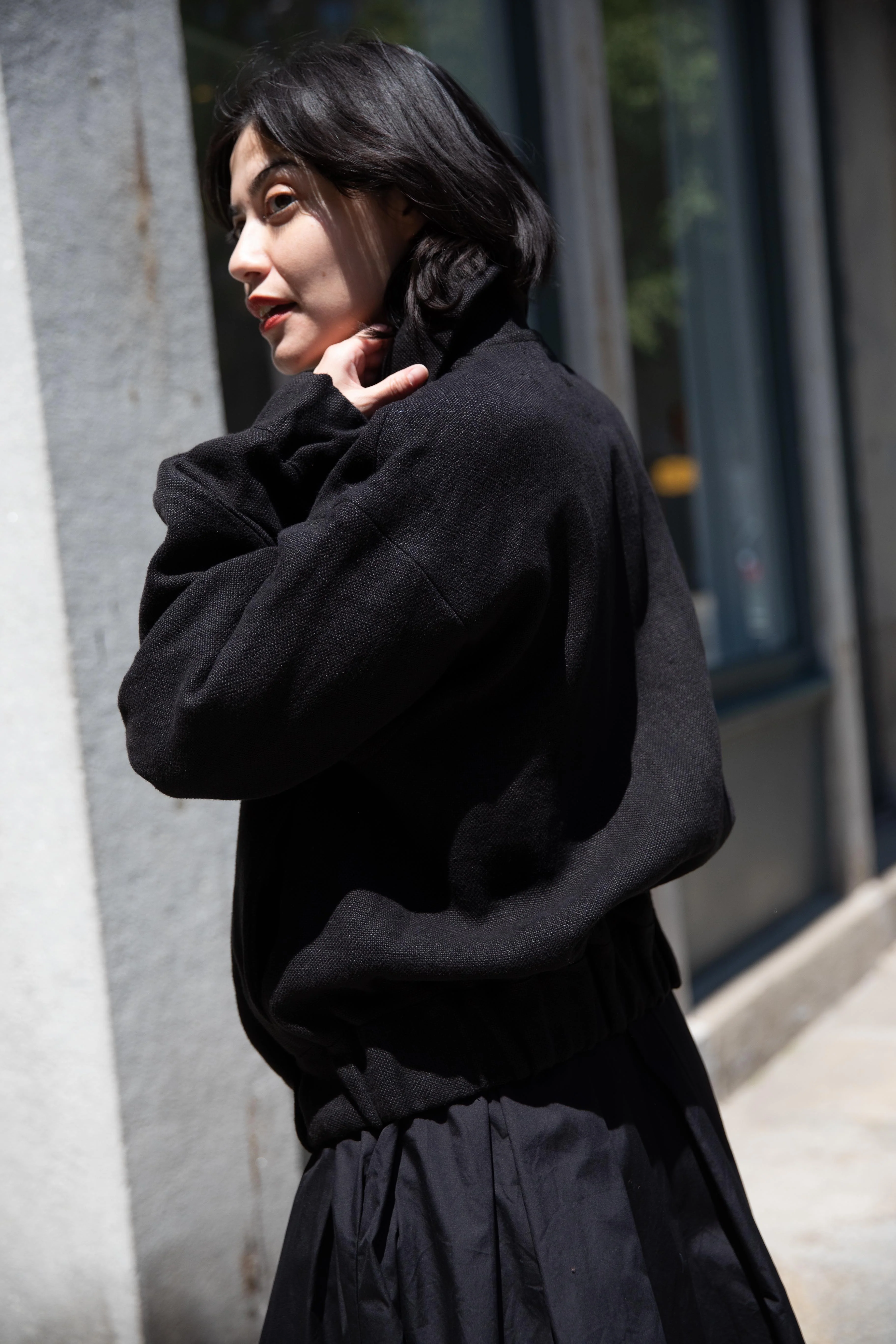 MAN-TLE | Zip Gum Shirt in Black - Image 26