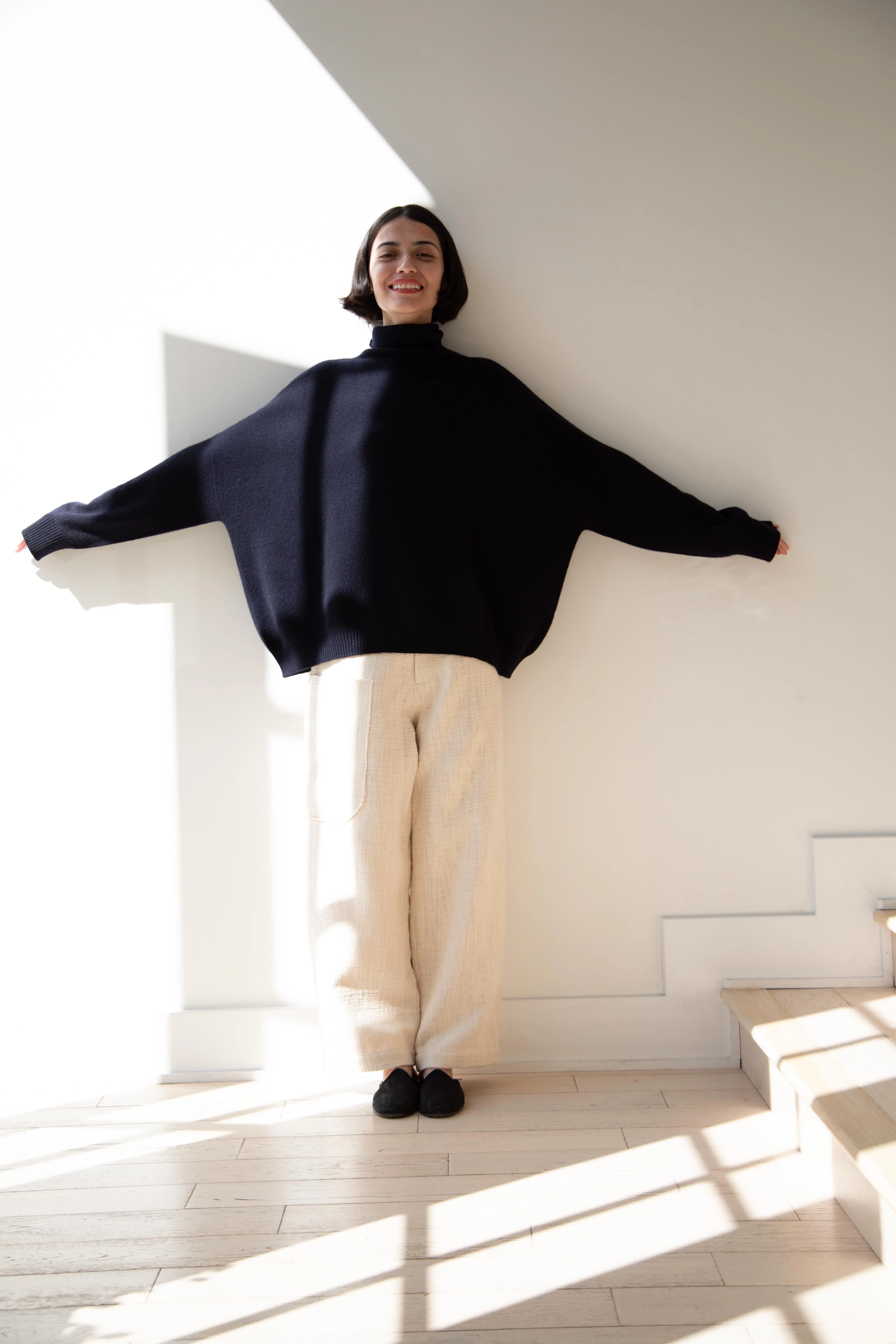 Manuelle Guibal | Turtleneck Zam Sweater in Nocturne - Image 14