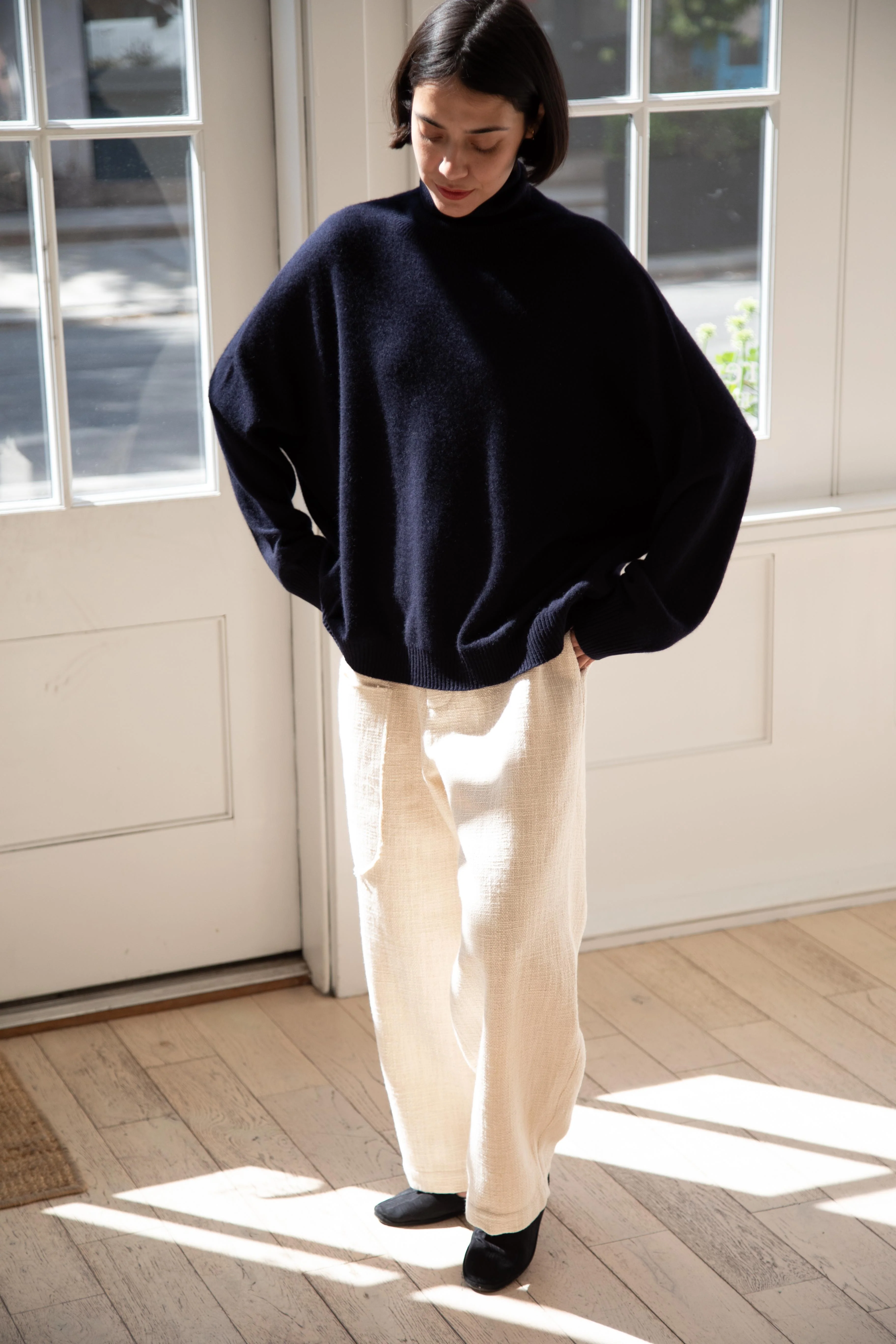 Manuelle Guibal | Turtleneck Zam Sweater in Nocturne - Image 5