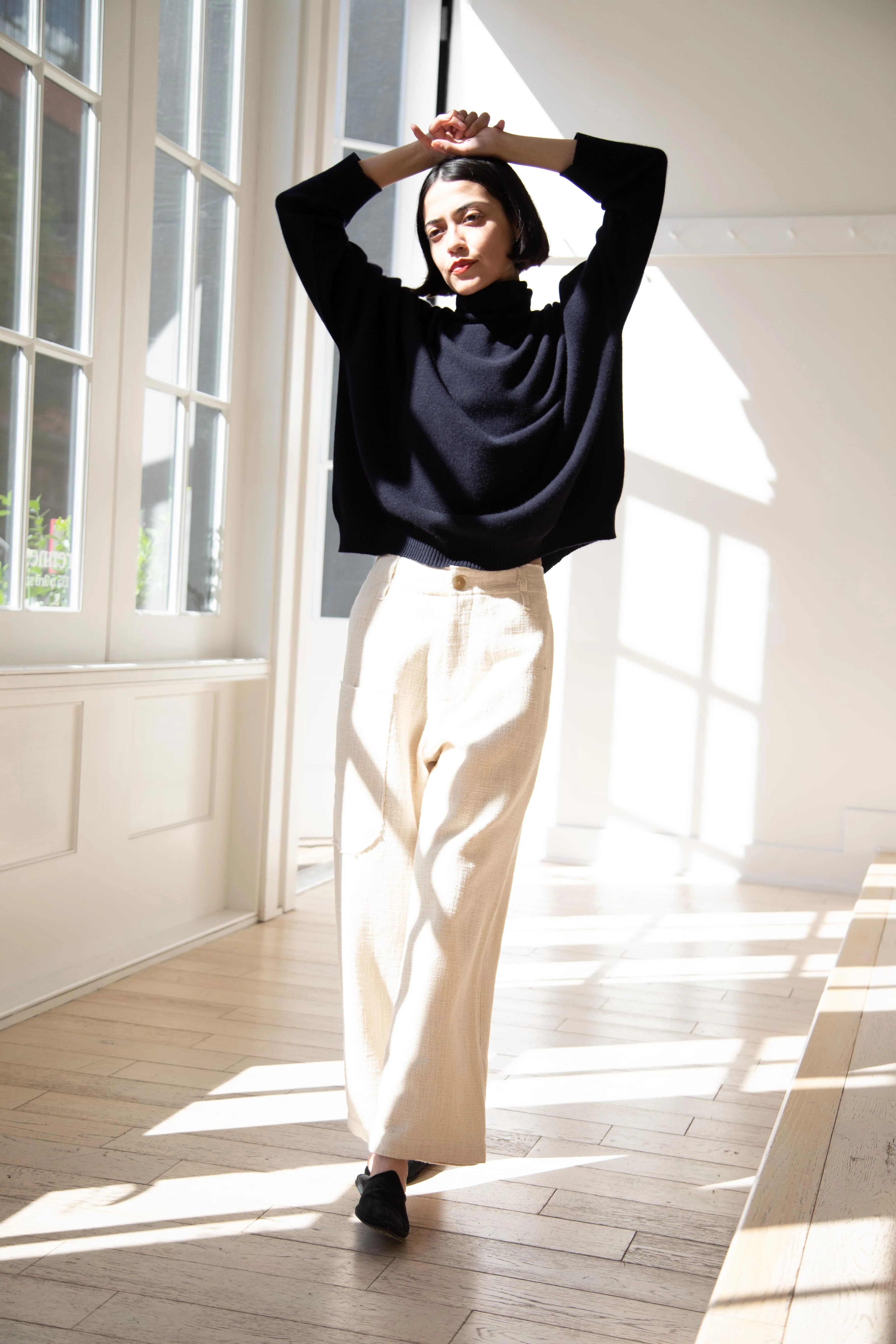 Manuelle Guibal | Turtleneck Zam Sweater in Nocturne - Image 6