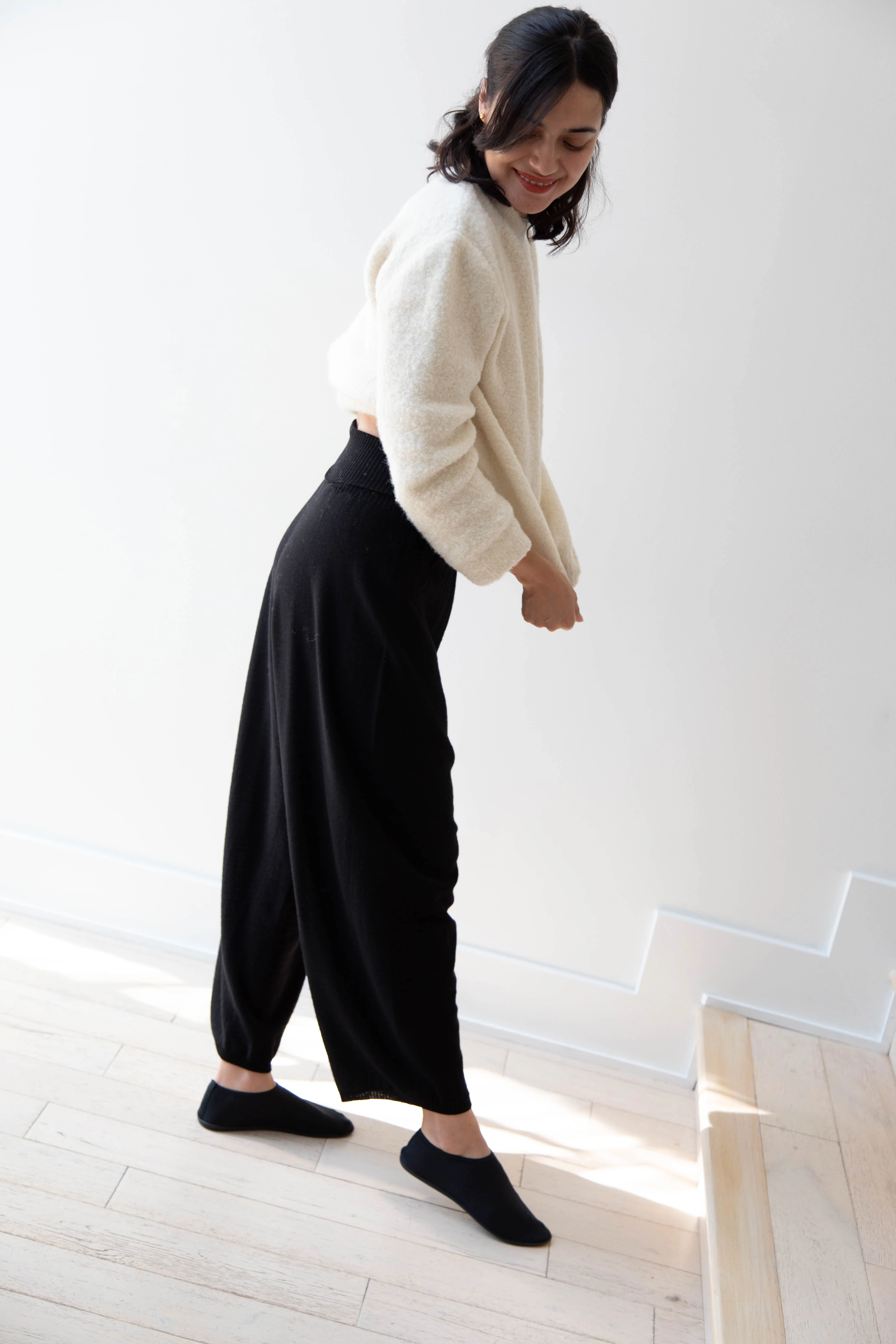 Manuelle Guibal | Similic Knit Trousers in Black - Image 6