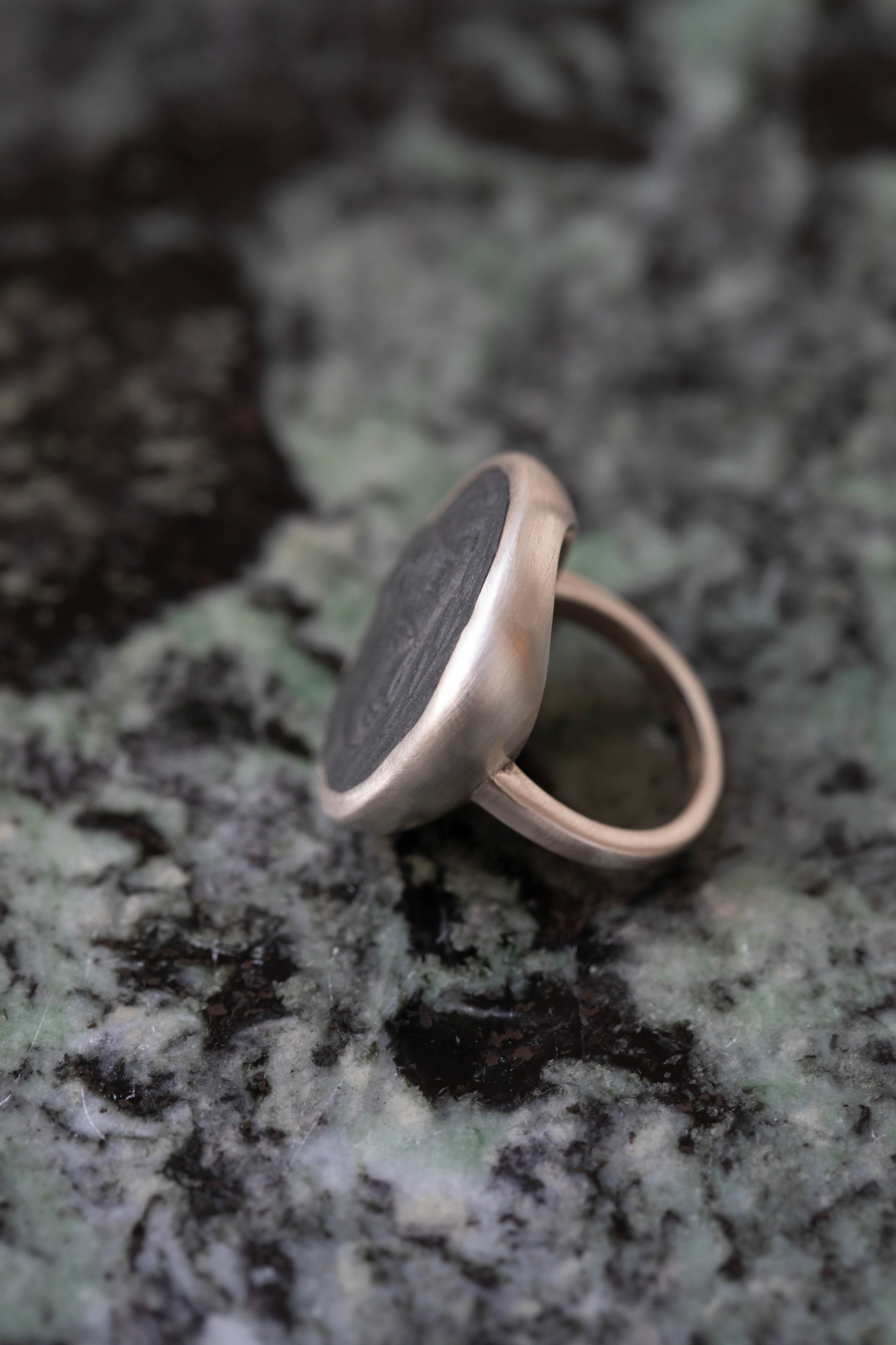 Marcie McGoldrick | Etruscan Ring in Onyx & Silver - Image 4