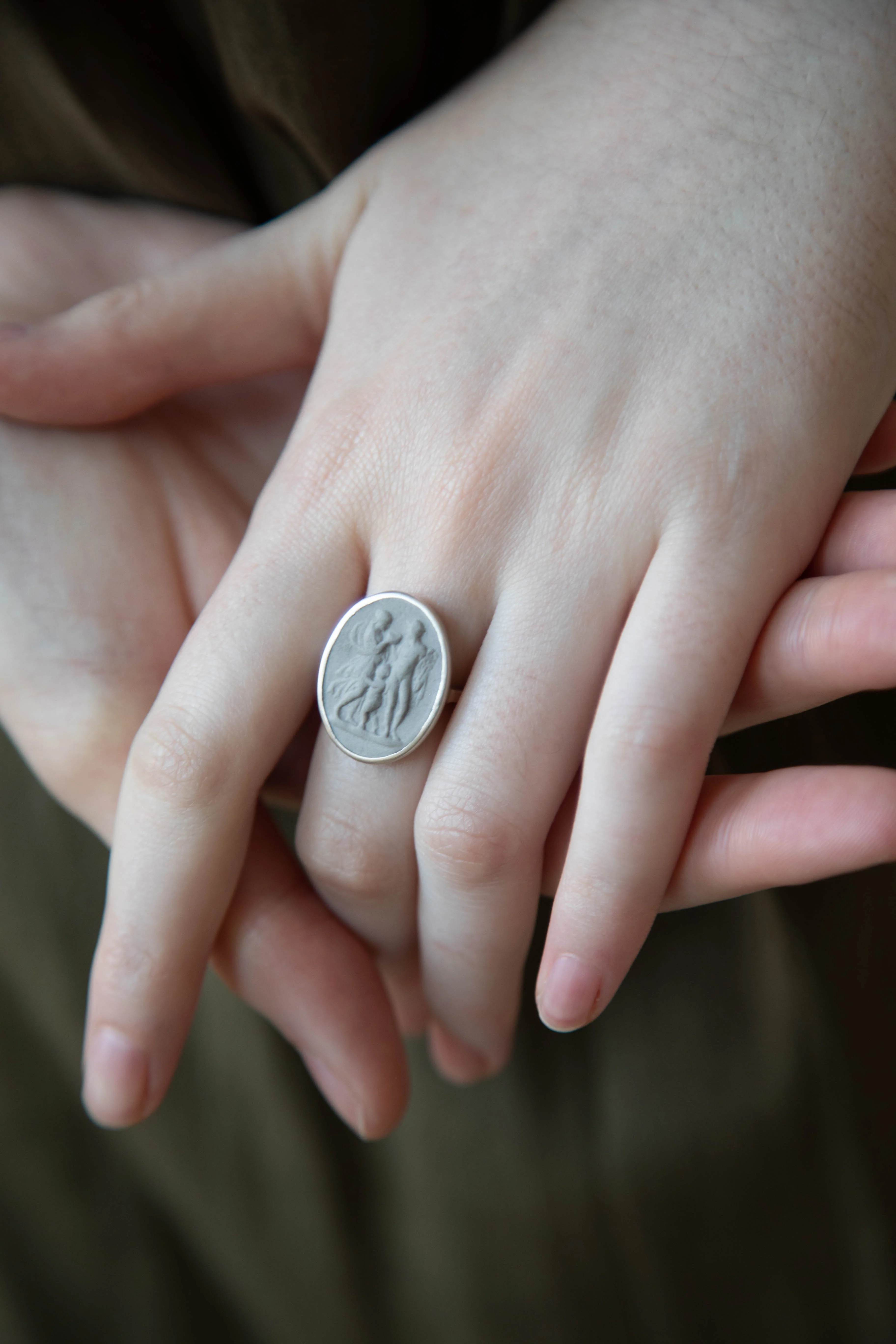 Marcie McGoldrick | Family Ring in Grey & Silver - Image 3