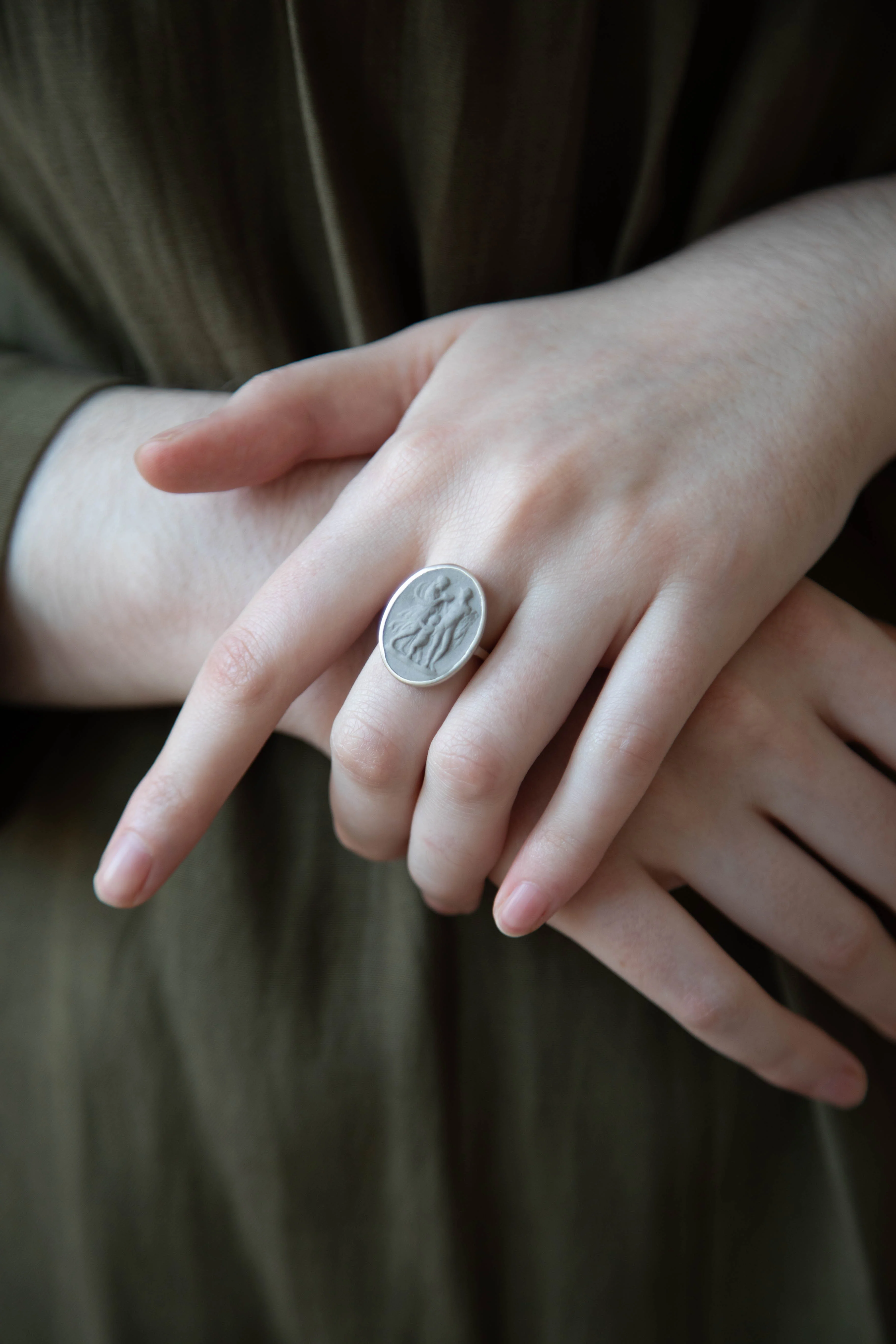 Marcie McGoldrick | Family Ring in Grey & Silver - Image 4