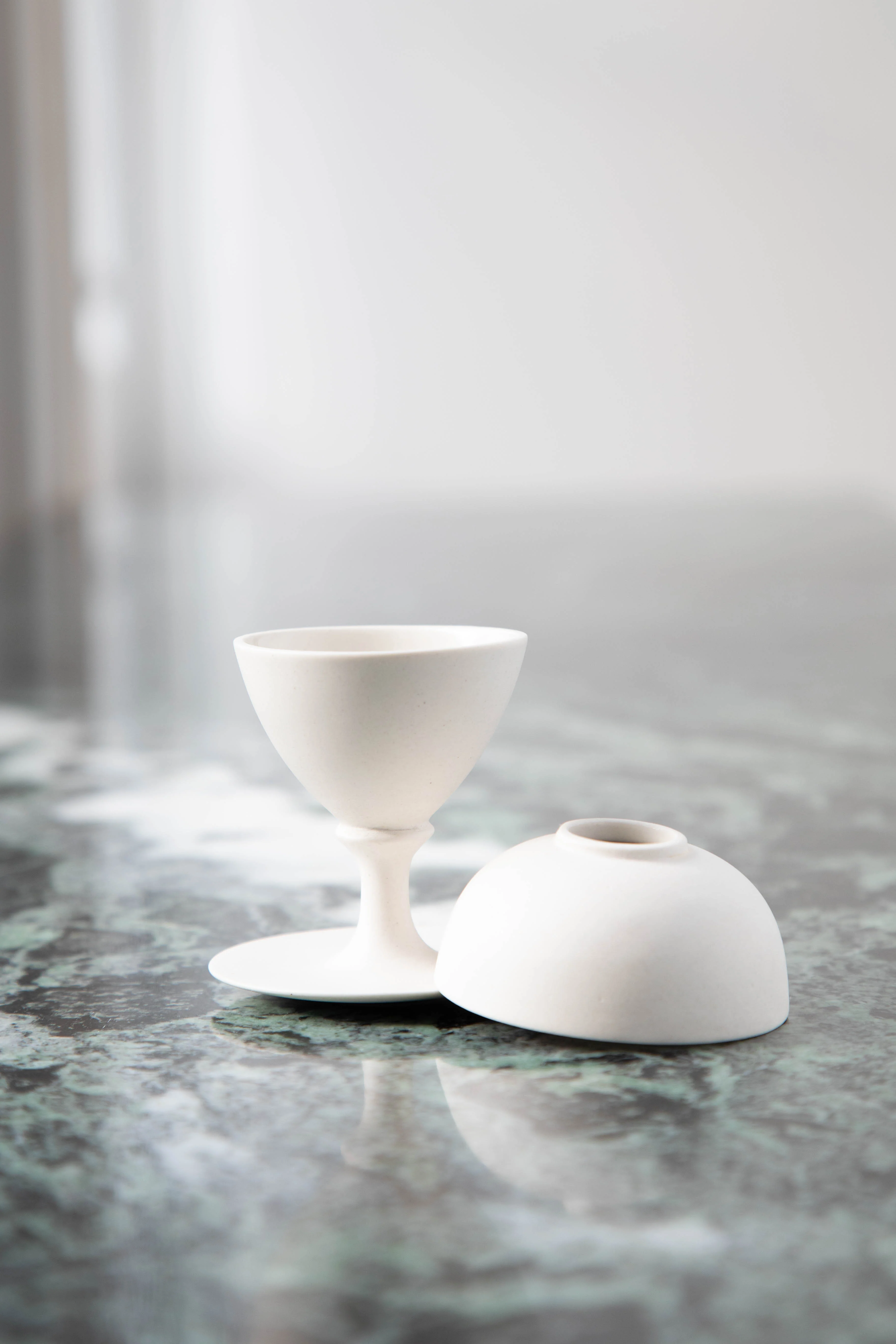 Marcie McGoldrick | Porcelain Incense Vessel in White - Image 2