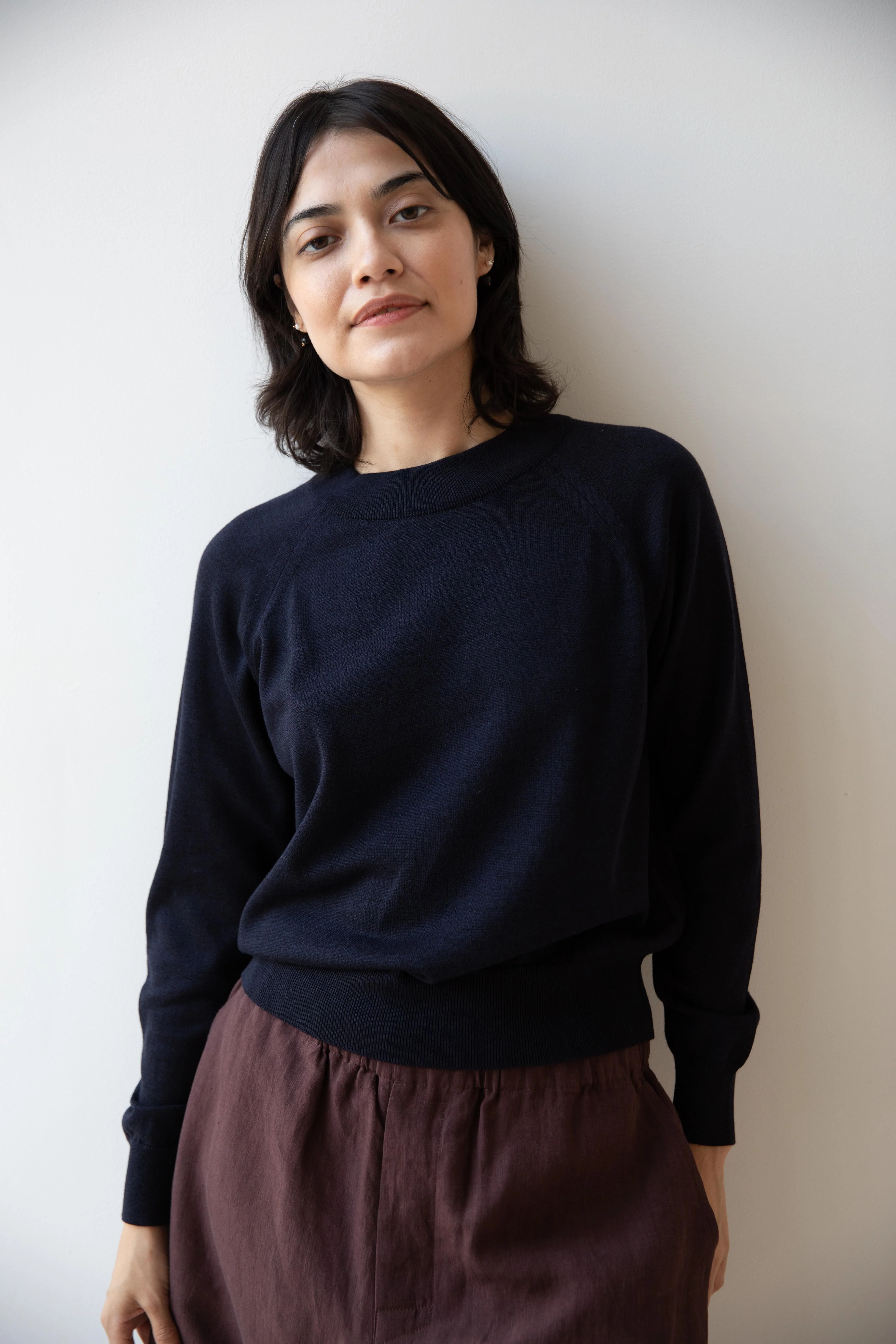 Margaret Howell | Lightweight Long Sleeve in Navy - Image 17
