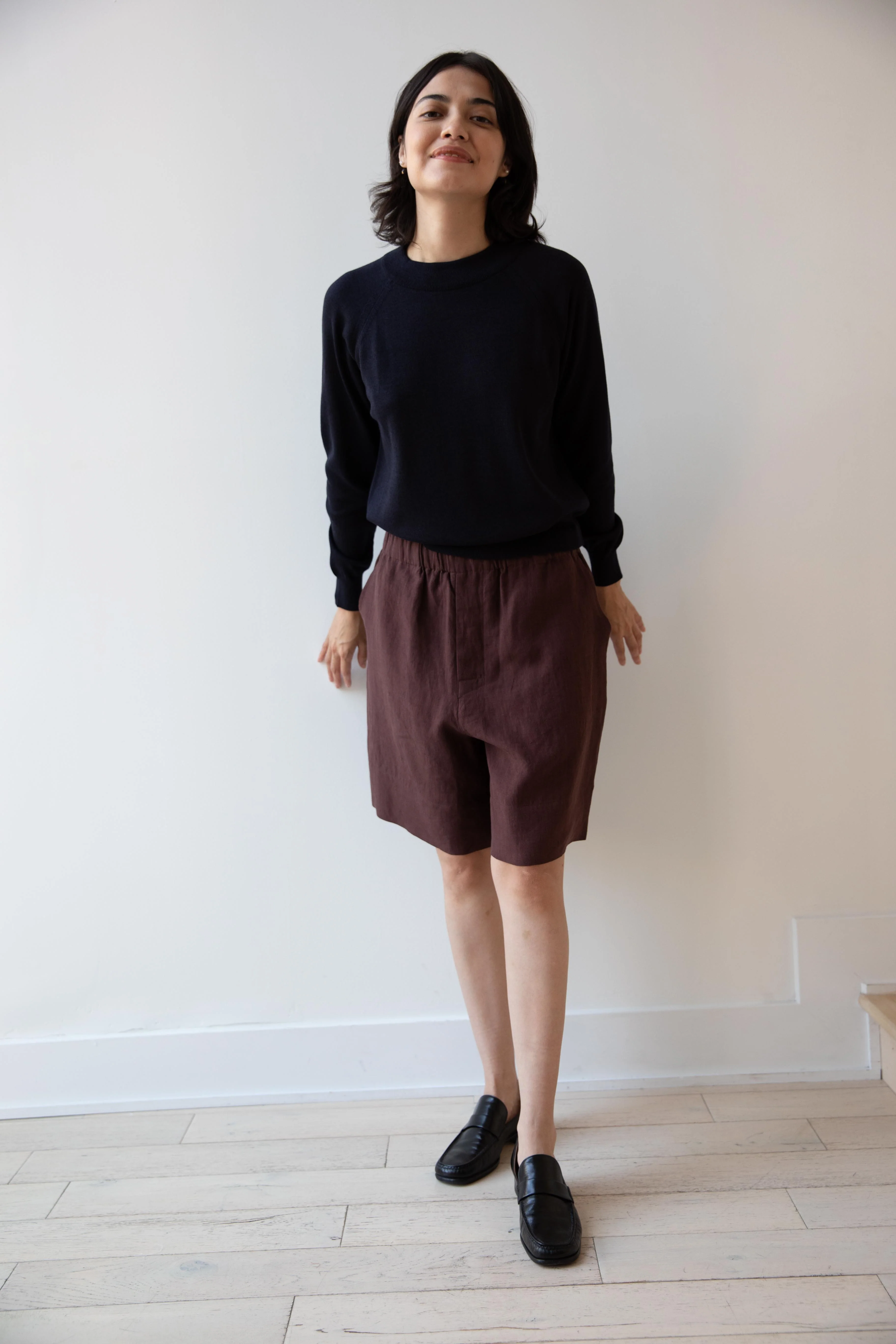 Margaret Howell | Lightweight Long Sleeve in Navy - Image 23