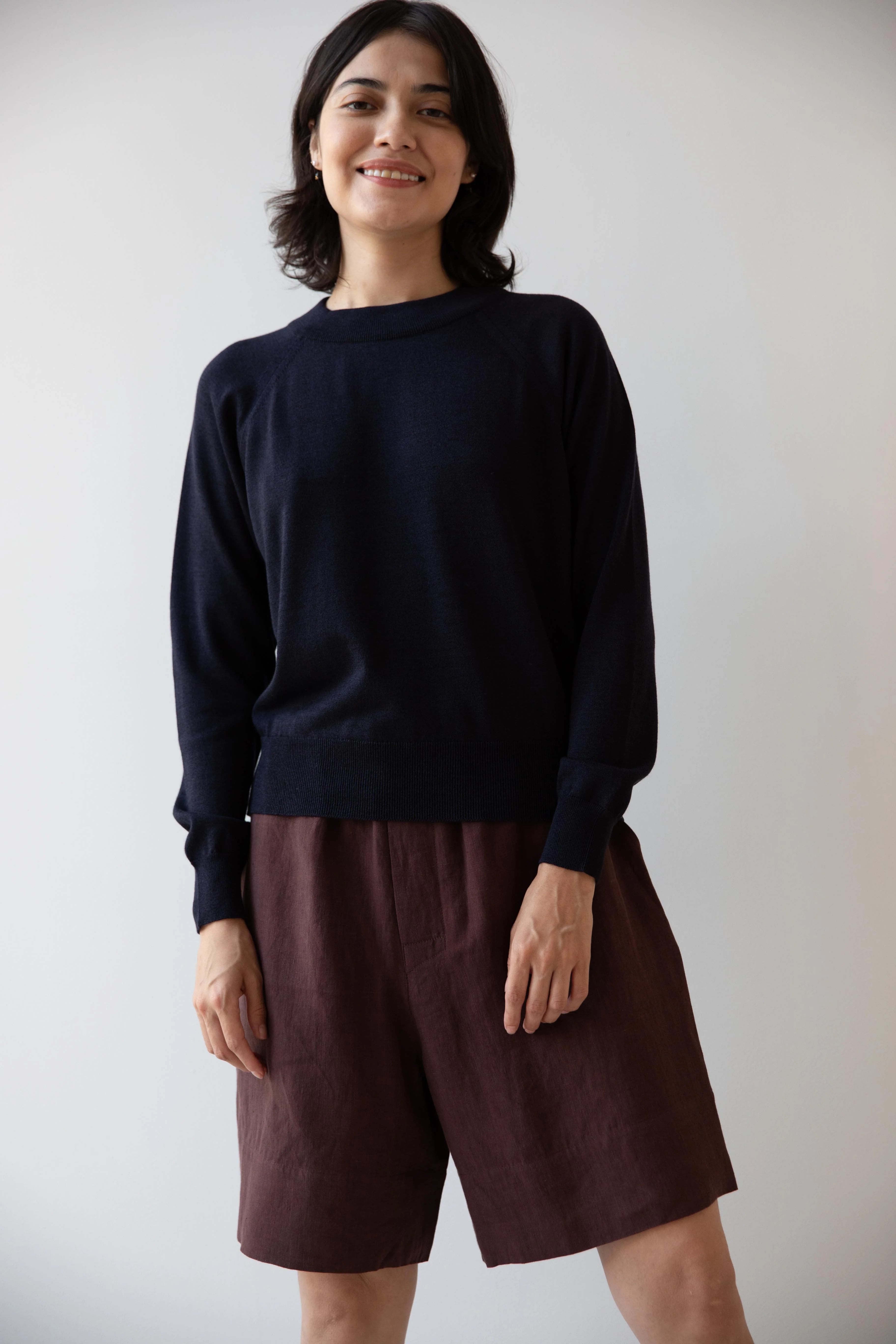 Margaret Howell | Lightweight Long Sleeve in Navy - Image 25